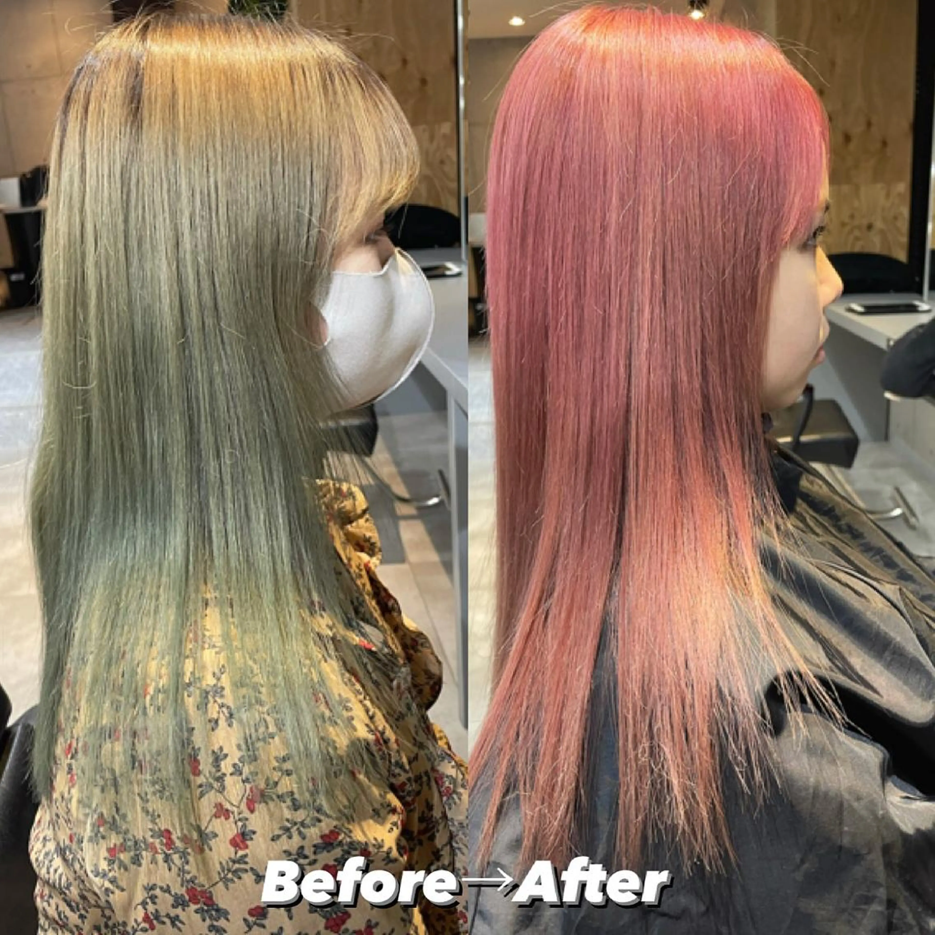 カラー ピンクカラー オオカワユウキ 🎀newi池袋のヘアスタイル