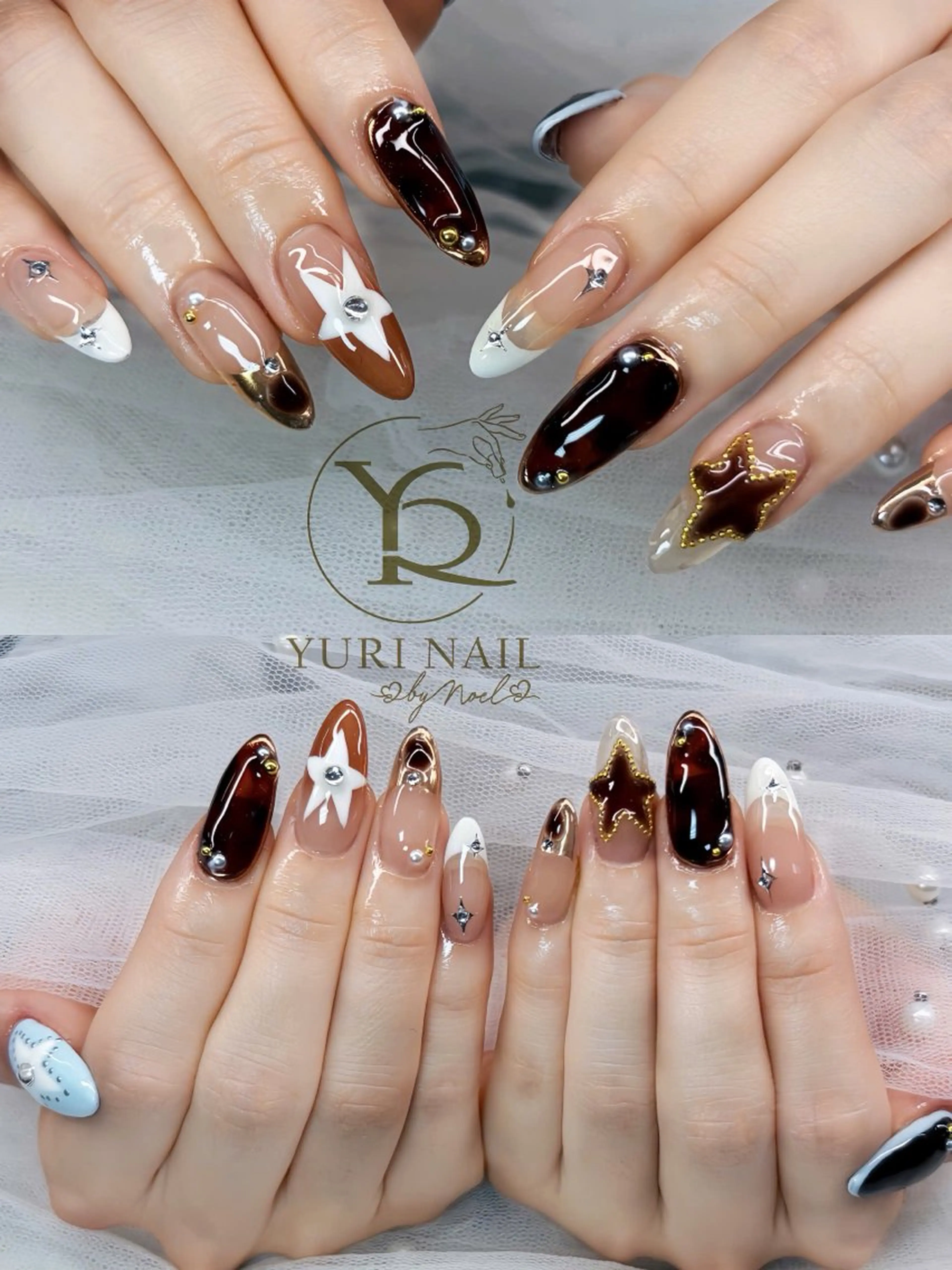 ネイル チークネイル フットネイル グラデーション 韓国ネイル 持ち込み Kawaii Nail Salon所属・YURI NAIL NARITAのネイルデザイン