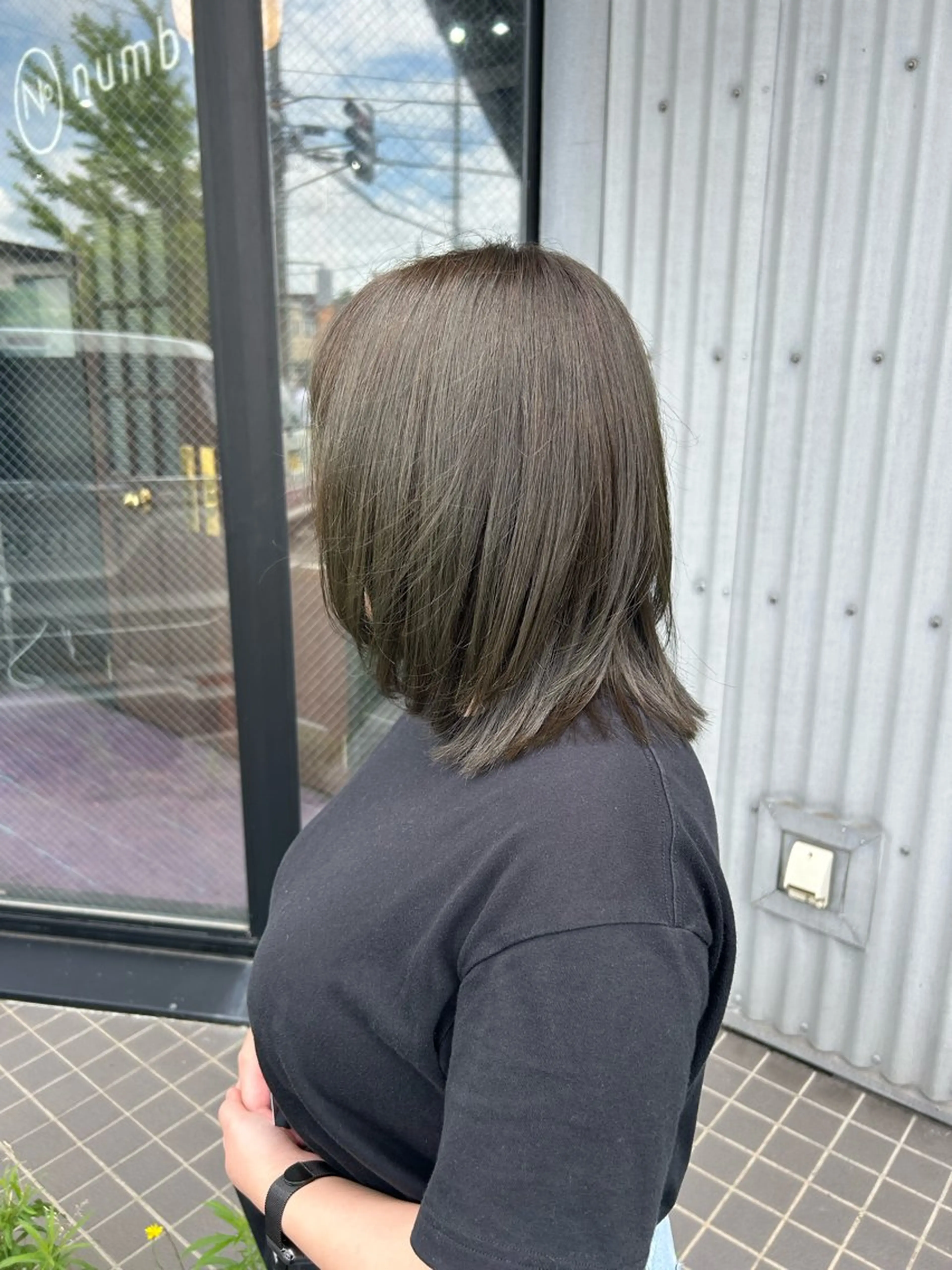 ミディアム カラー ヘアカラー Nﾟ 秋田店【ナンバー】所属・nodoka /艶カラー🪽のヘアスタイル