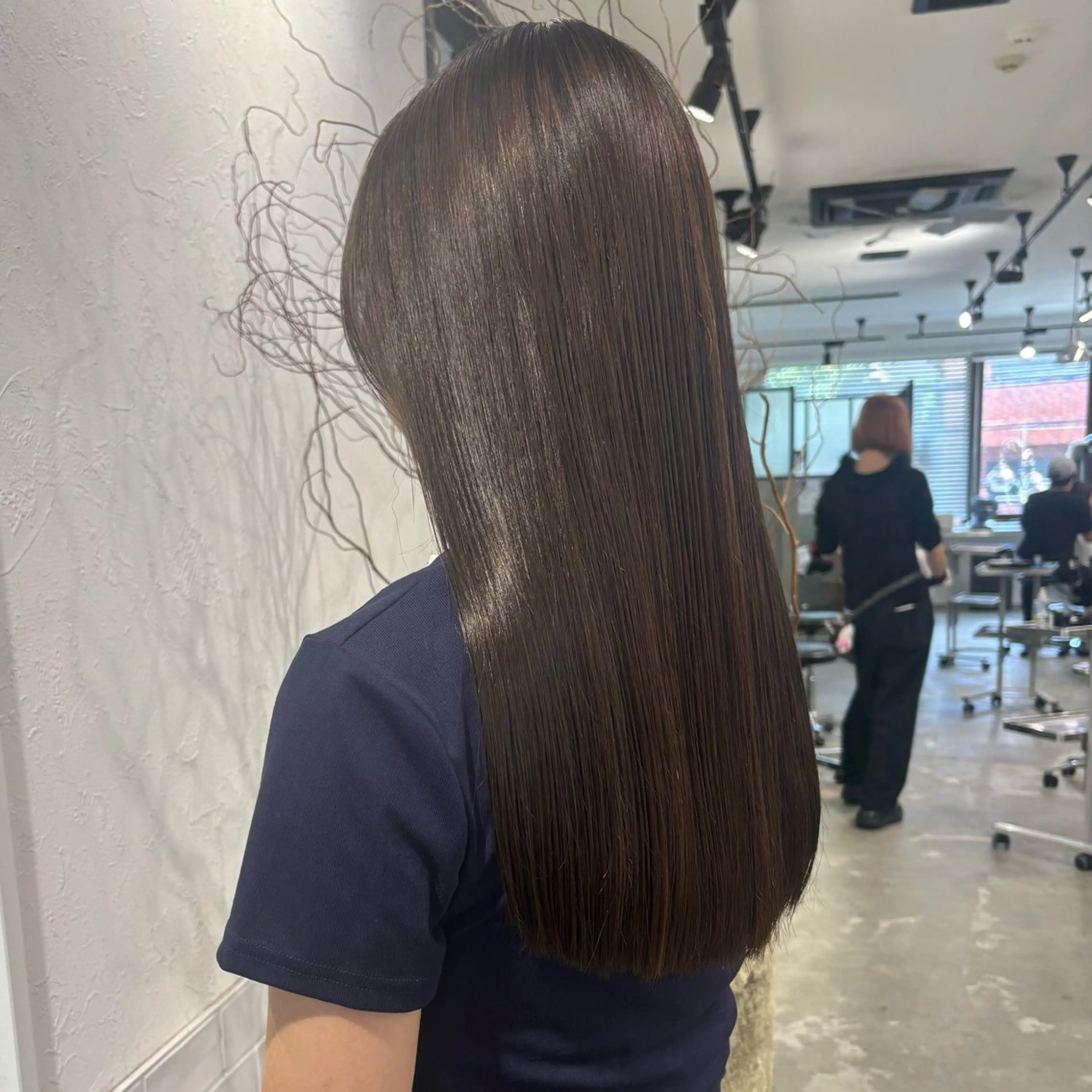 ロング カラー カット ヘアカラー トリートメント 髪質改善/縮毛矯正/ 暖色カラー🎀🪞のヘアスタイル