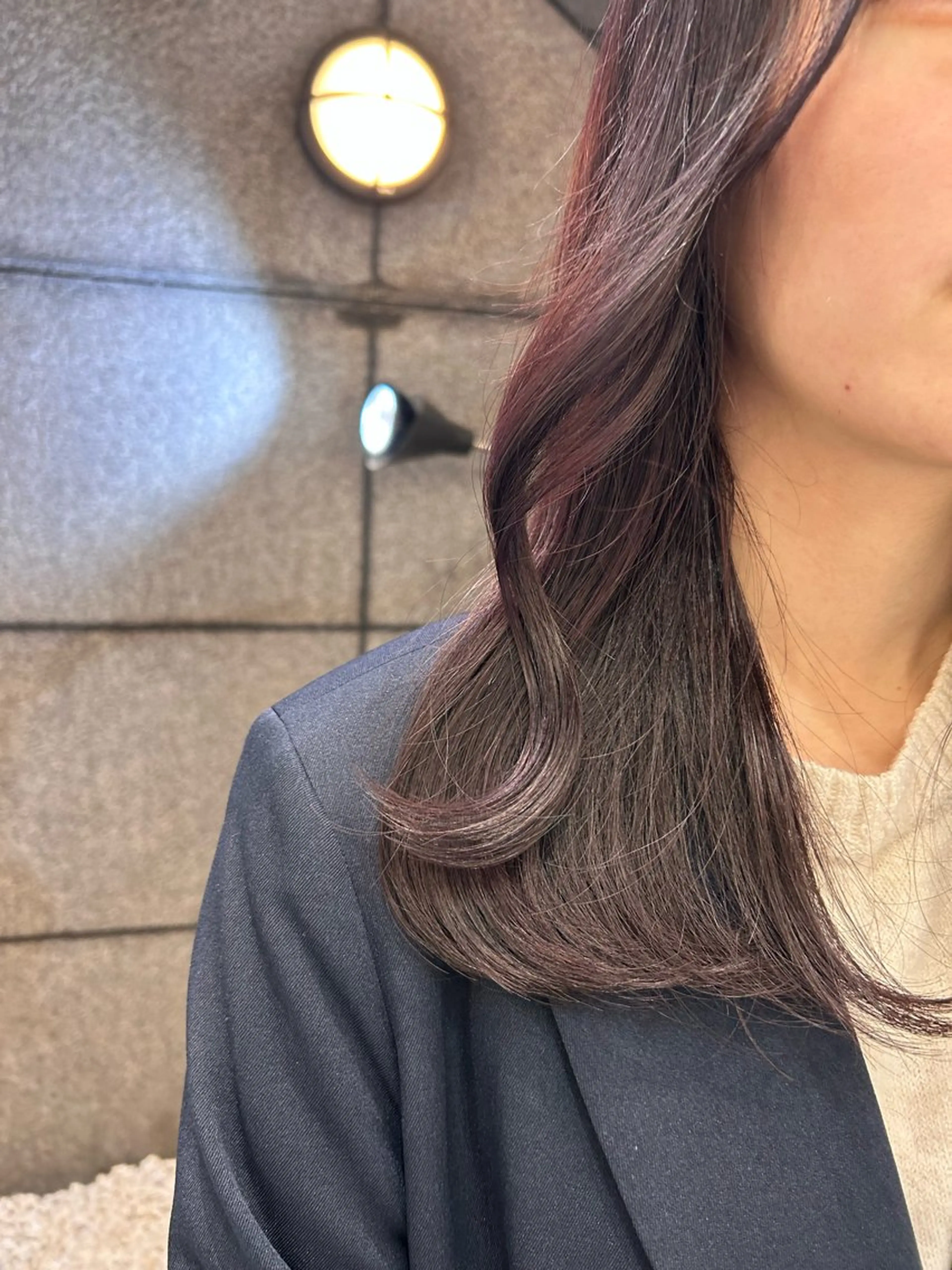 ミディアム ヘアカラー 🇰🇷韓国スタイル /束間まつげ🎀ミキのヘアスタイル