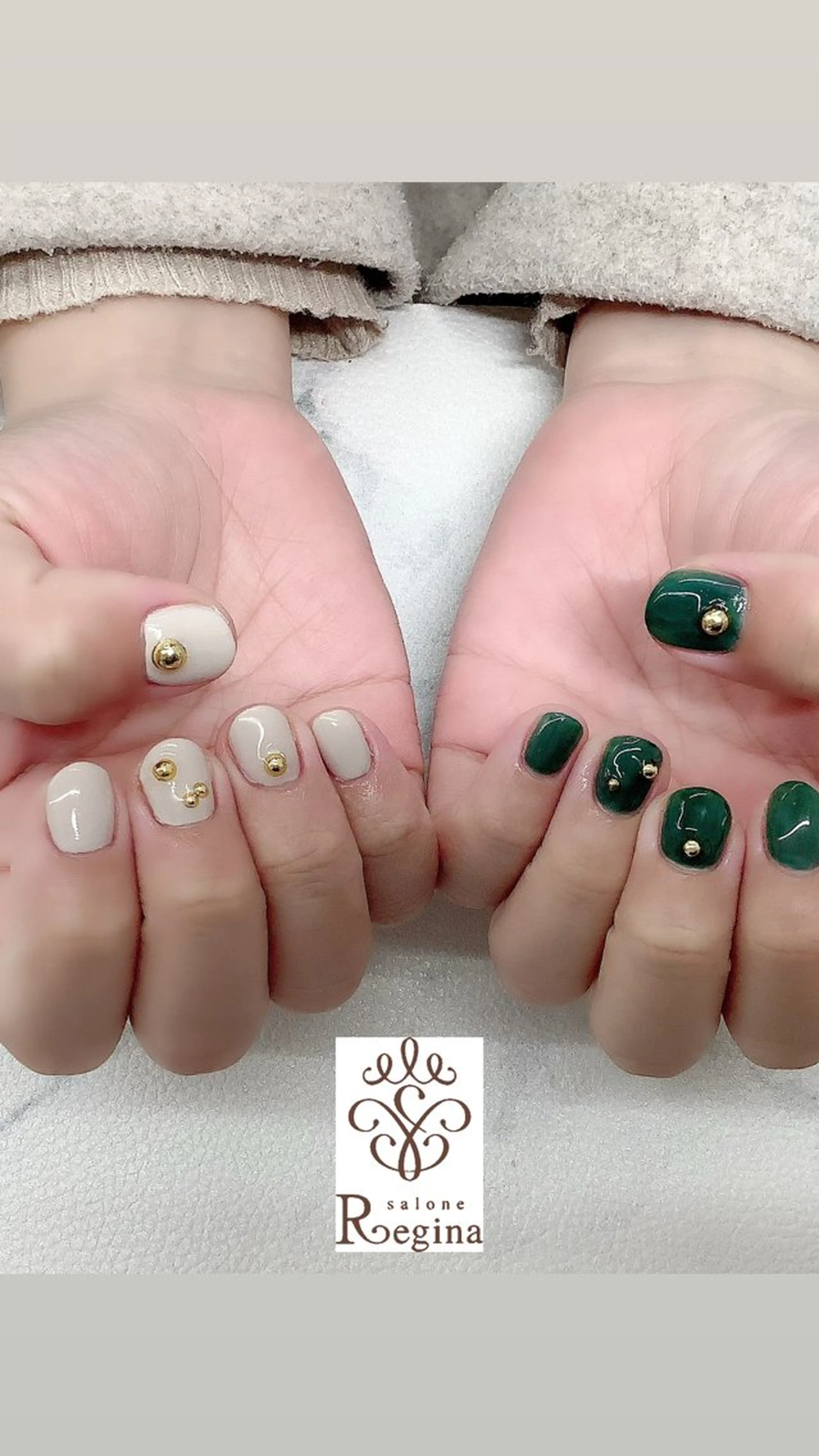 ネイル ゴールド AYA Reginaのネイルデザイン