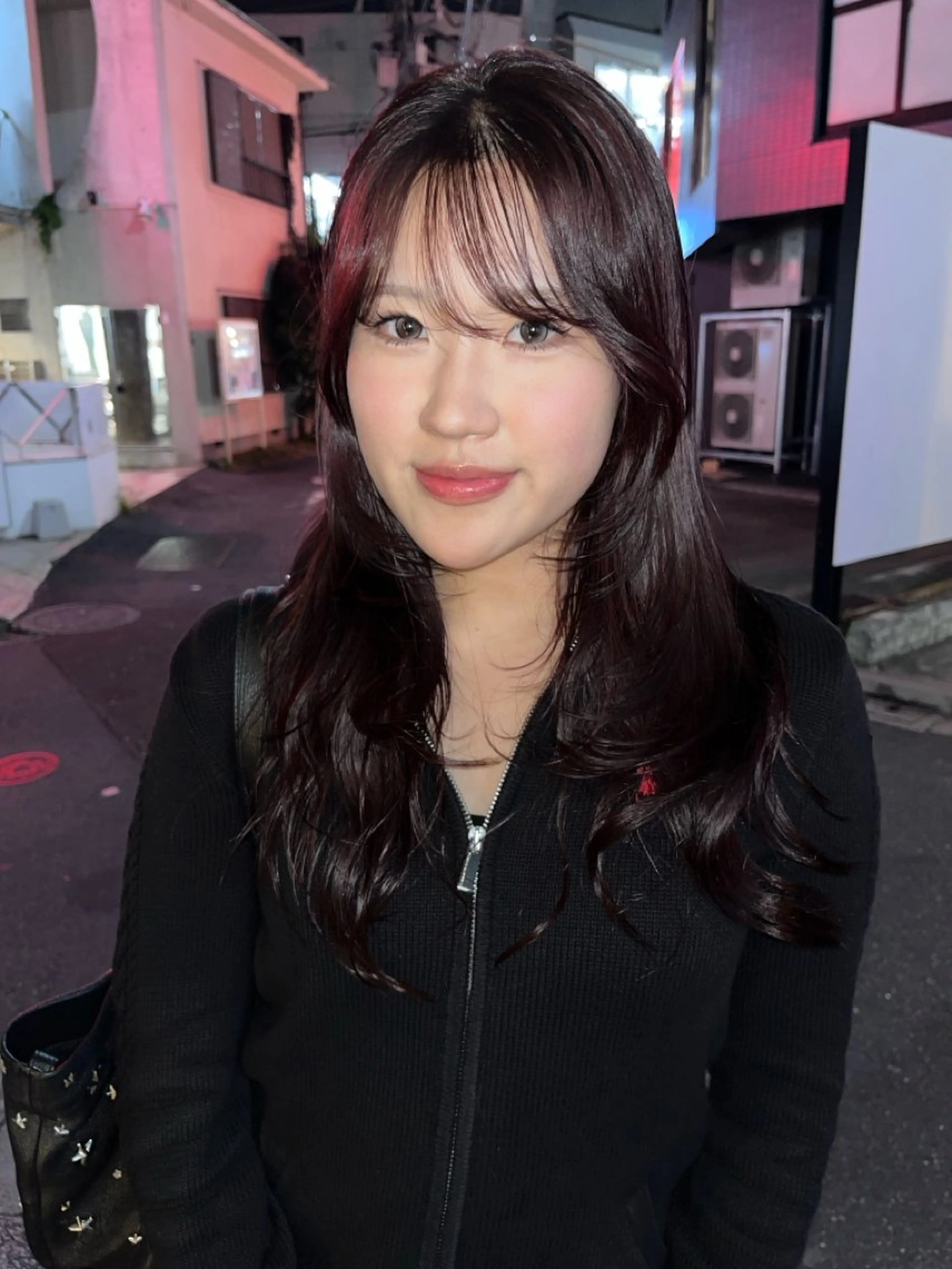 セミロング カラー カット 縮毛矯正 トリートメント スッと馴染むヘア /ヨシダトモキのヘアスタイル