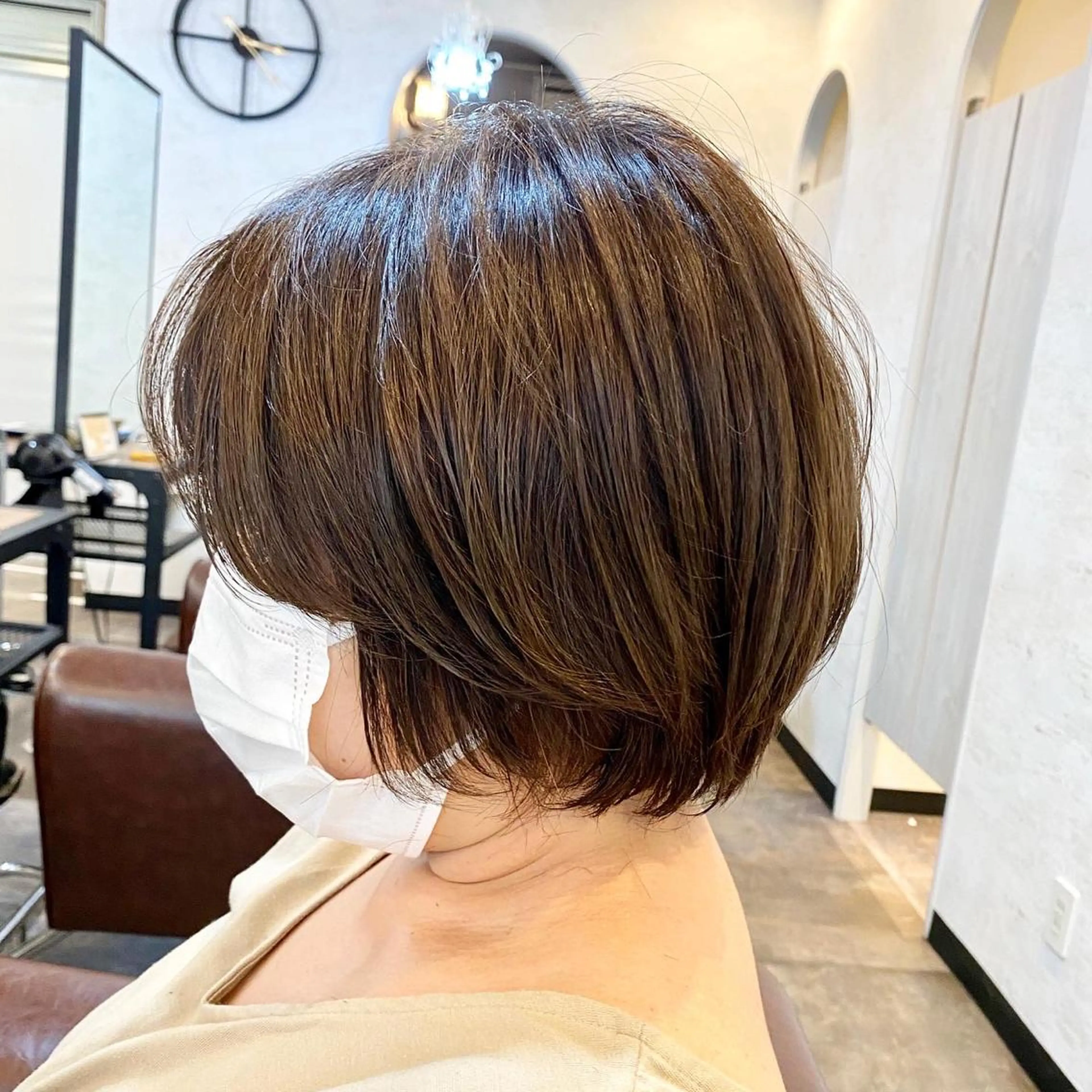ショート カラー カット ヘアカラー トリートメント エリュ所属・⭐️ショート⭐️美髪 矯正⭐️水口陸のヘアスタイル