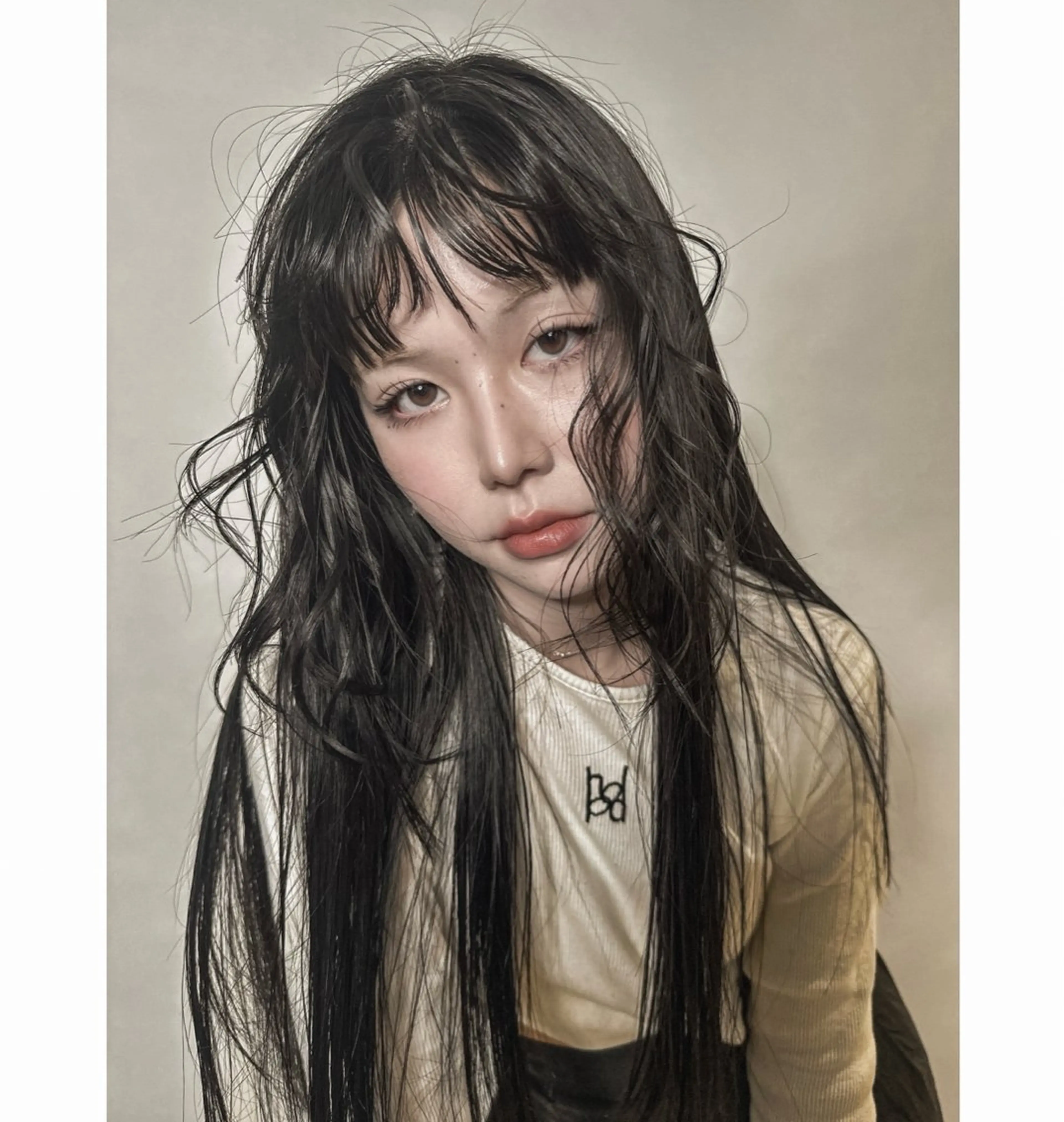 カラー グレージュ K.Koji ショートボブ/ボブのヘアスタイル