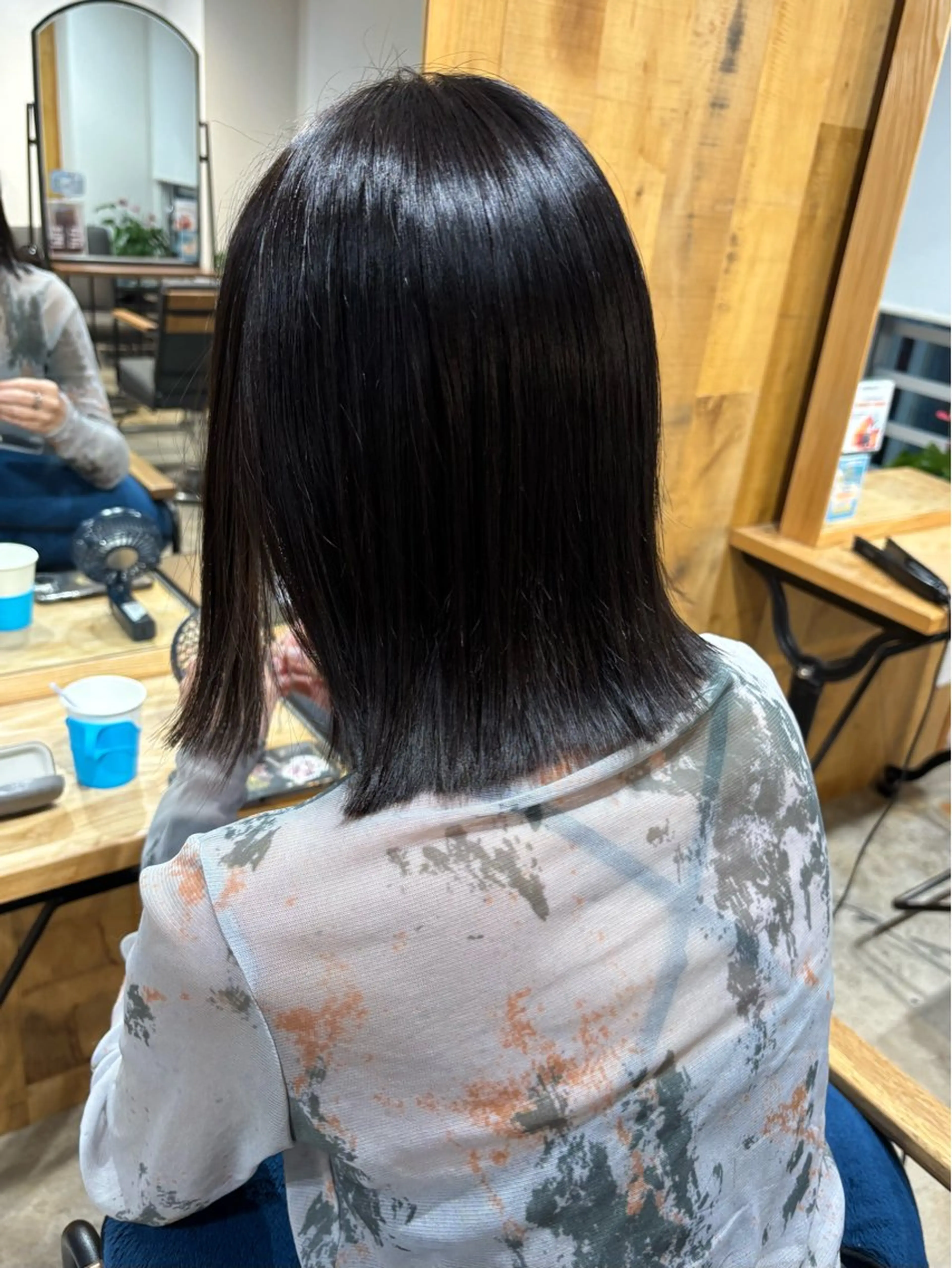 ミディアム カラー 透明感カラー 艶カラー🌙ショート /ボブ/小由葵のヘアスタイル