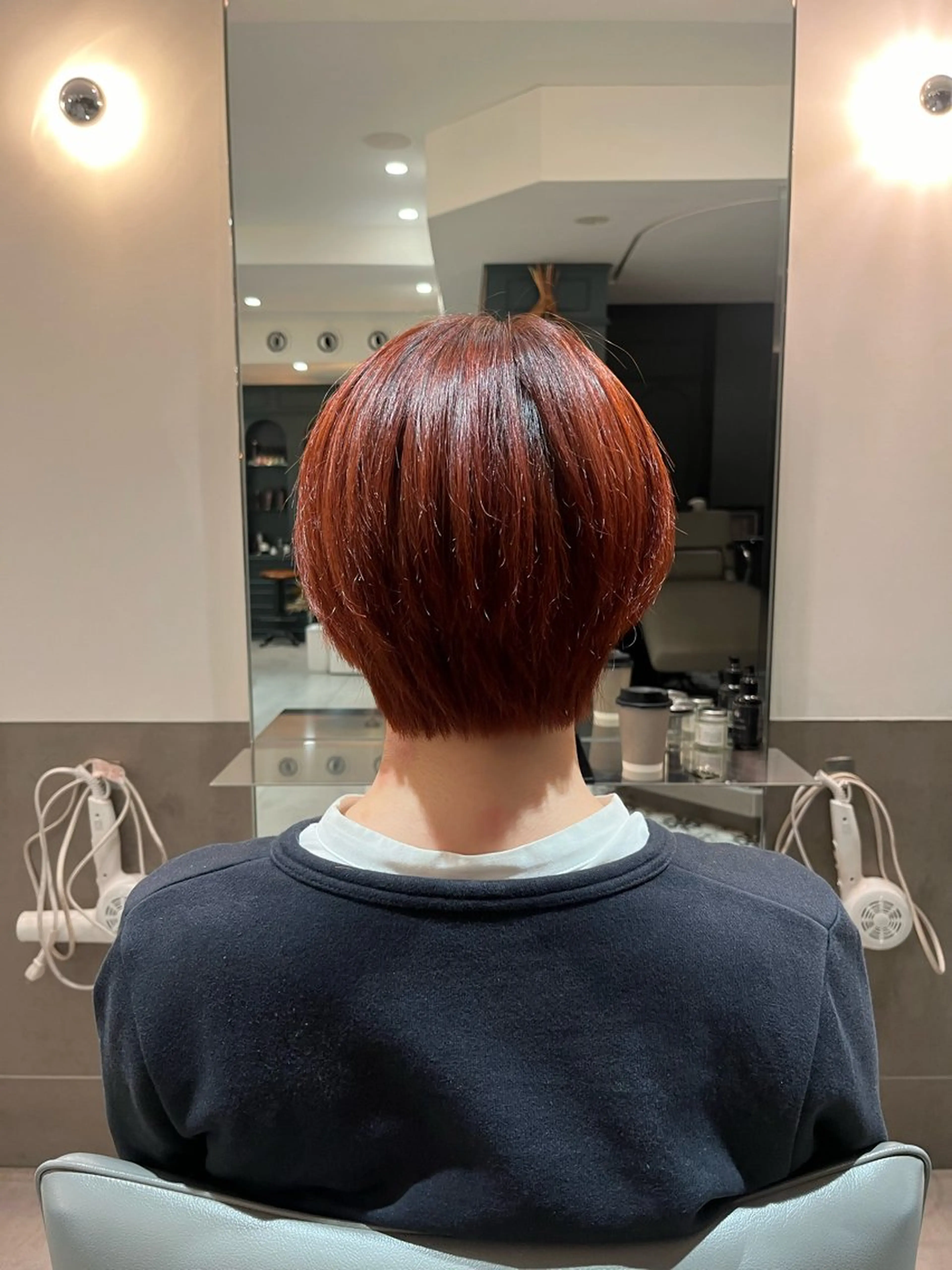 ショート カラー 🍊暖色カラー🍊 sakuraのヘアスタイル
