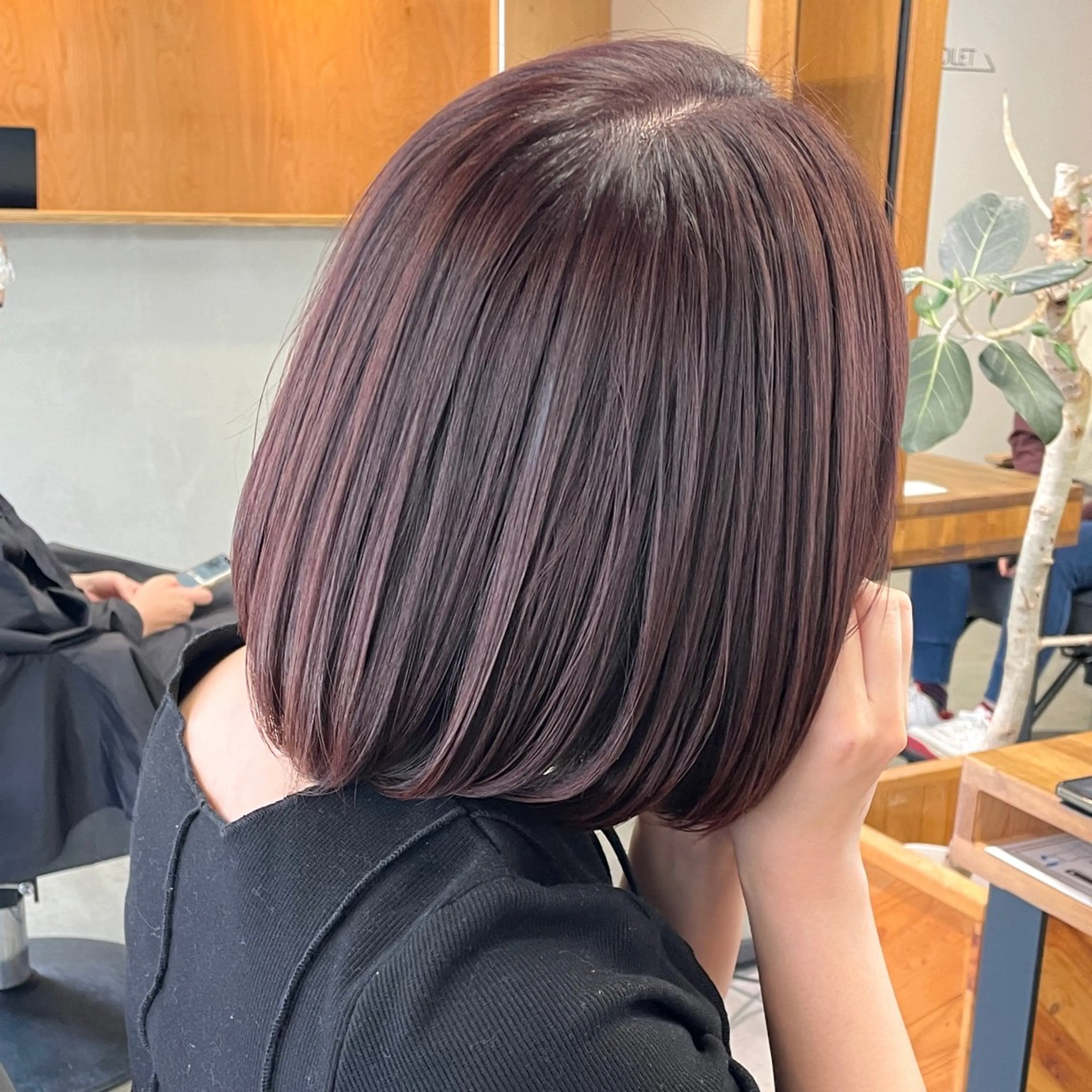 ショート カラー ブラウンカラー ピンクカラー ピンクブラウン カット ヘアカラー トリートメント note所属・韓国風/レイヤー/ note アヤナのヘアスタイル