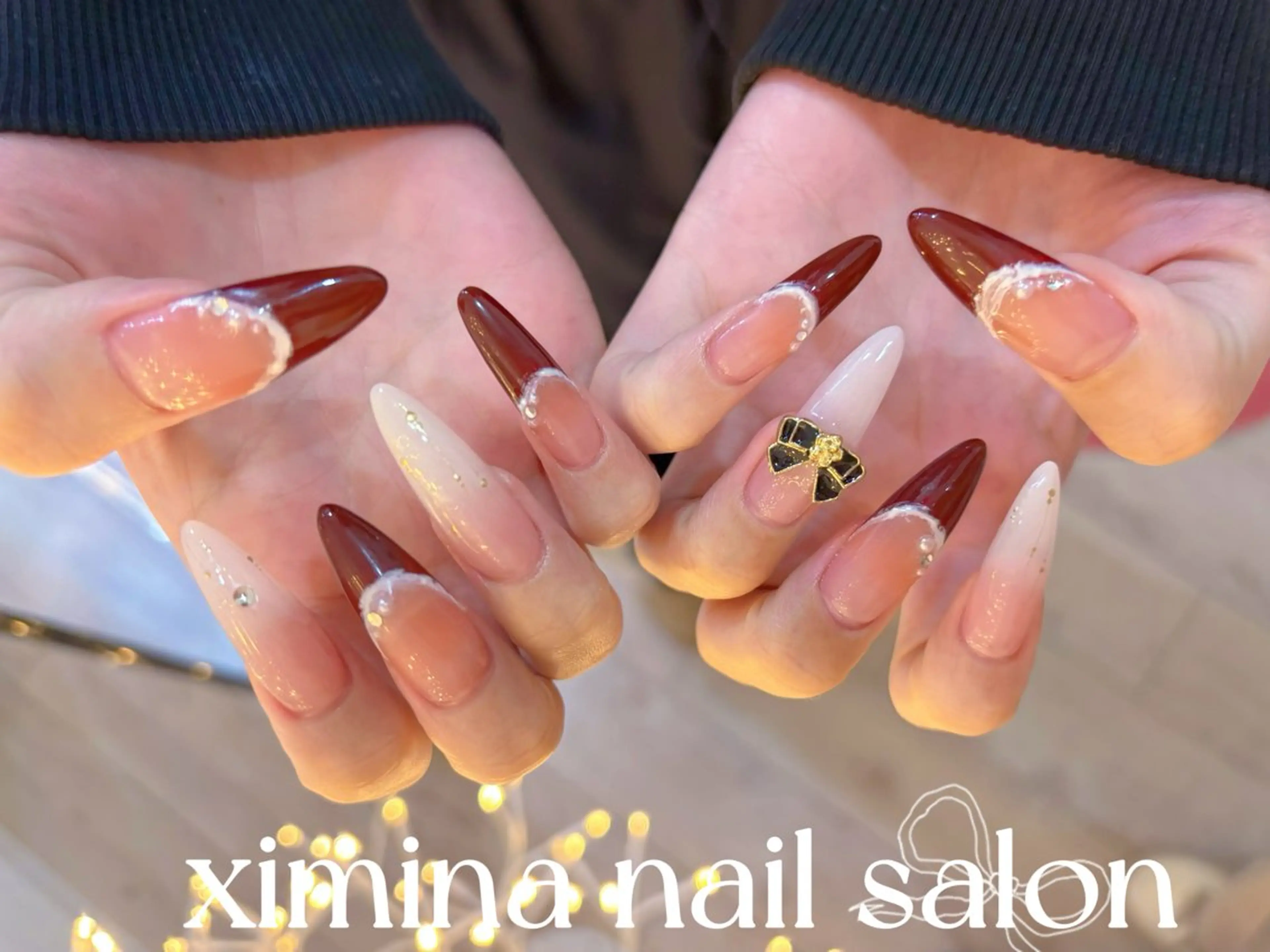 ネイル ハンドネイル ximina ネイルサロン北堀江のネイルデザイン