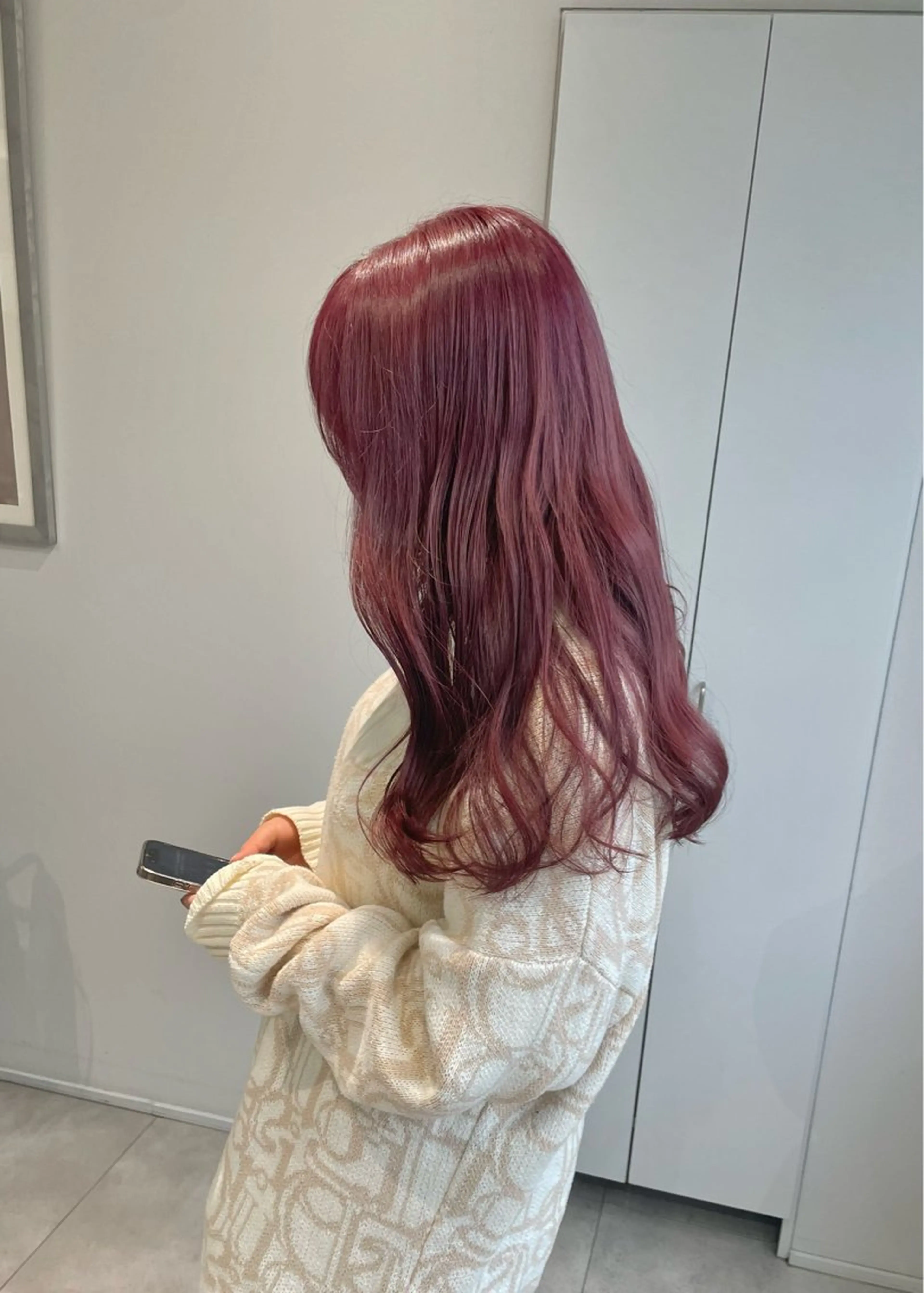 ロング カラー ヘアカラー トリートメント 🌷ケアブリーチ /透明感/れい🌷のヘアスタイル