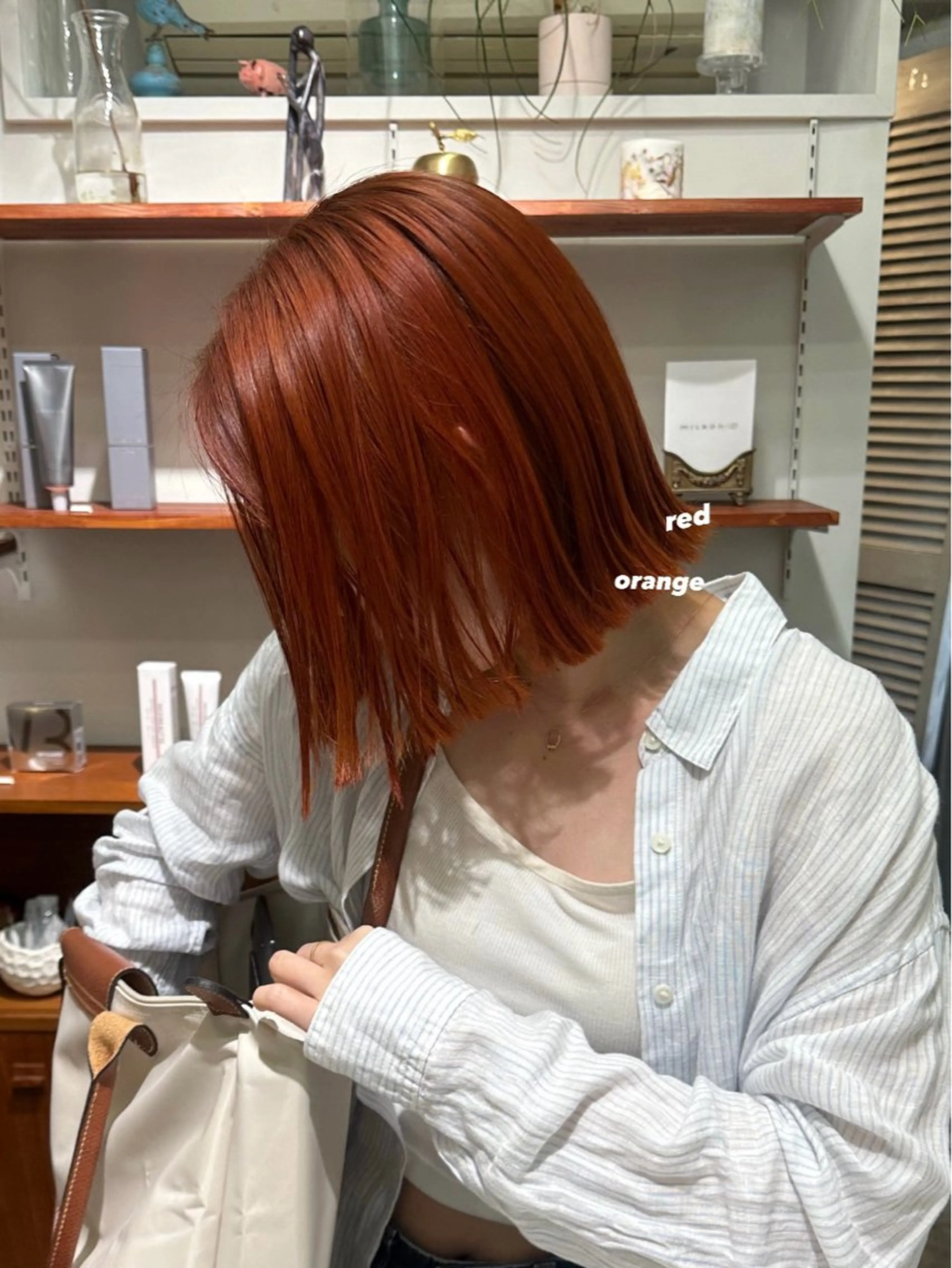 ショート カラー ヘアカラー トリートメント 暖色カラー/レイヤー 🌙 オノユリカのヘアスタイル