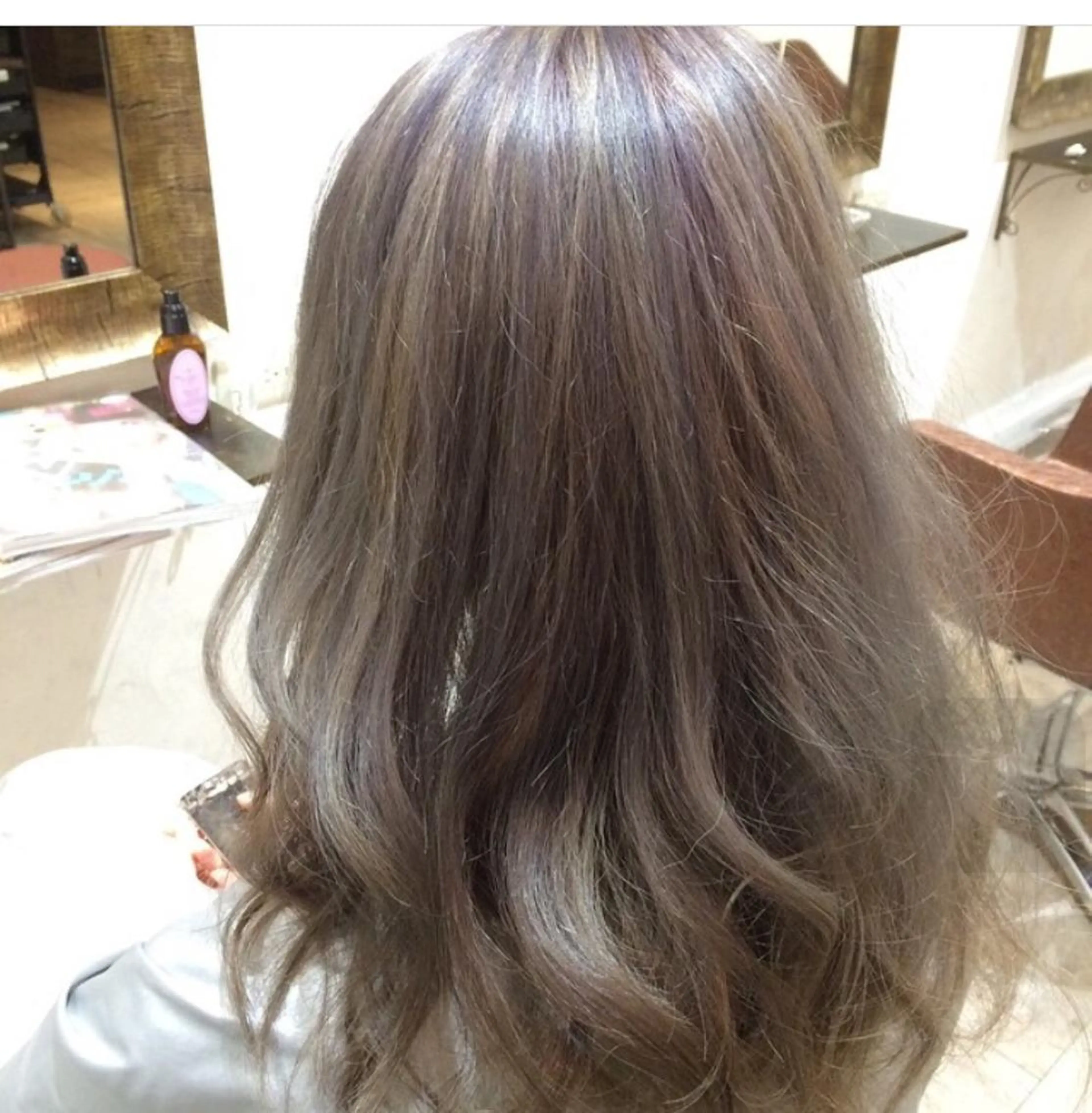 ミディアム セミロング ロング カラー ヘアアレンジ アッシュ ラベンダーカラー ラベンダーアッシュ RecheRche【池袋】所属・👑指名率No.1 👑坂口飛翔のヘアスタイル
