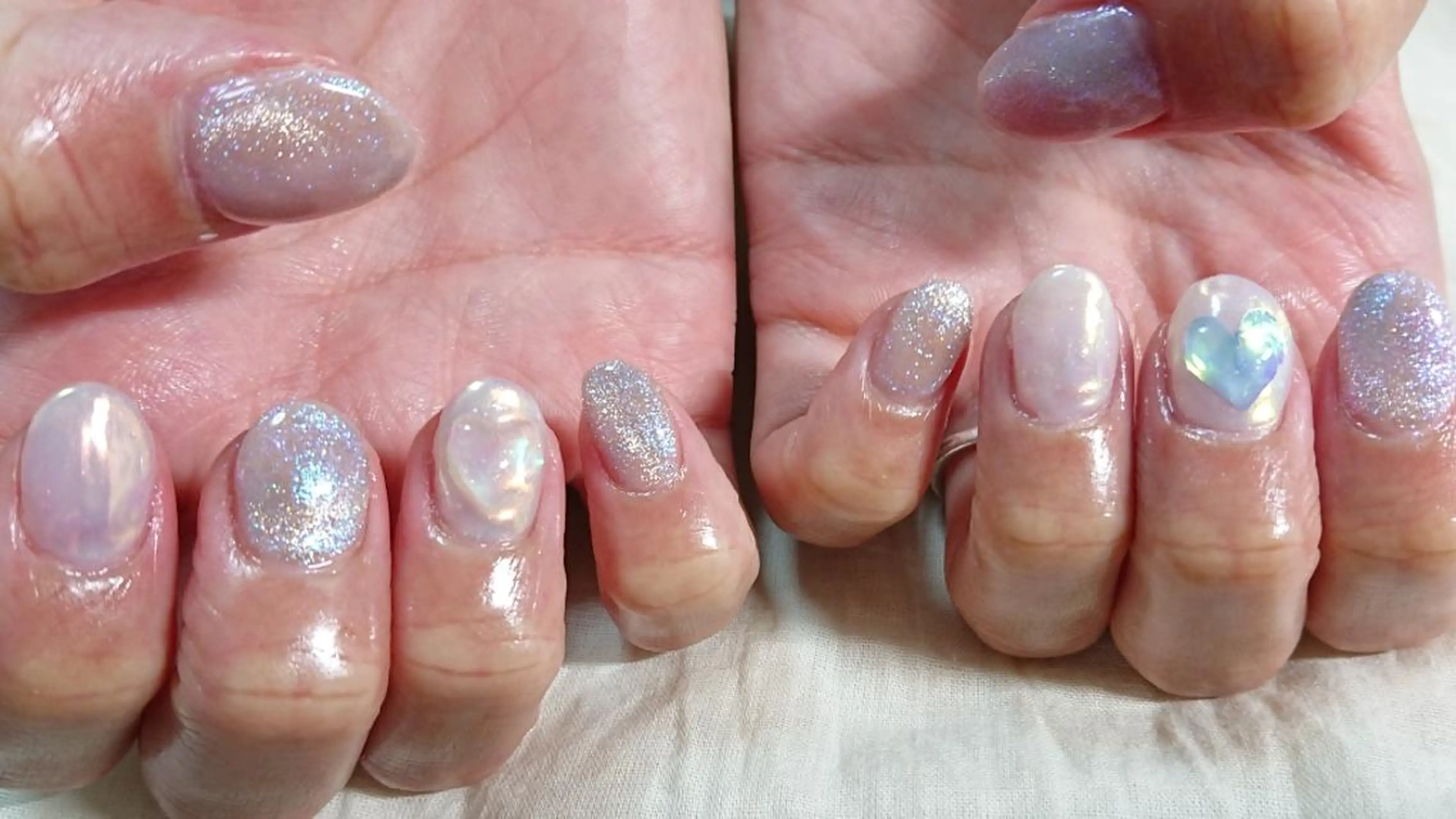 ネイル マグネットネイル ハンドネイル shellnail さなえのネイルデザイン