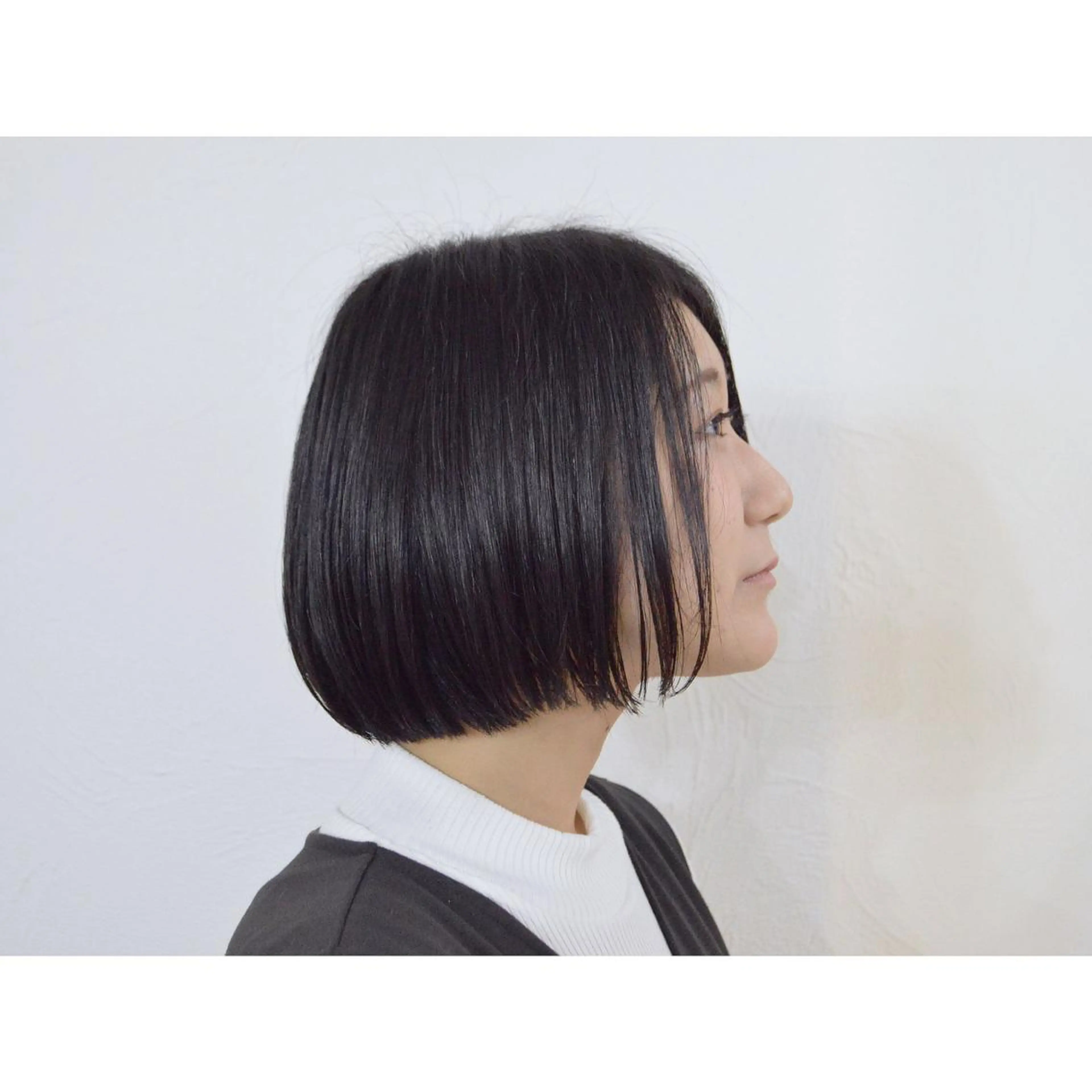 ショート 切りっぱなしボブ ボブ 【今だけブリーチ 限定価格💕】すみのヘアスタイル