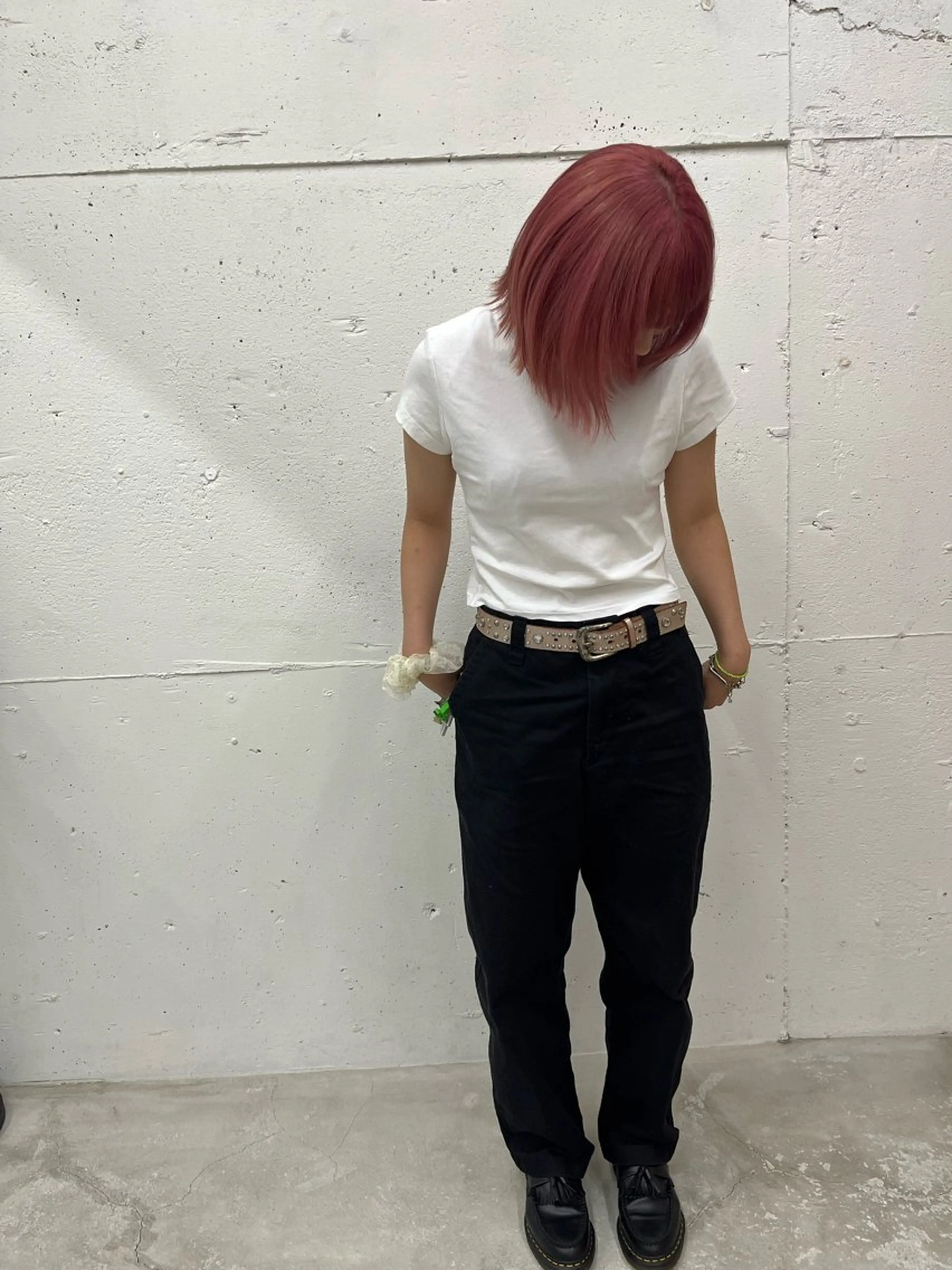 ブリーチオンカラーの写真