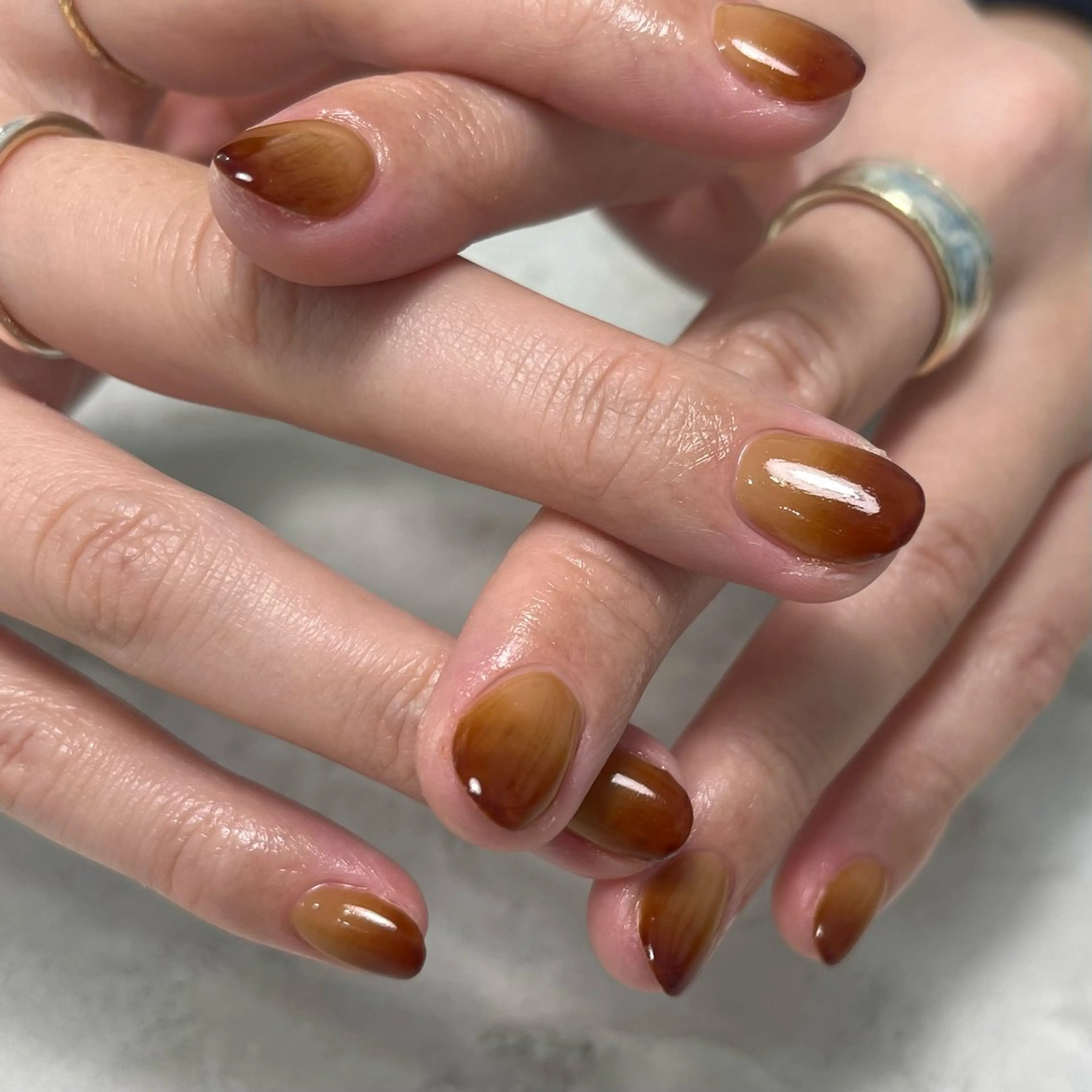 ネイル グラデーション サニーヒルズ藤沢 水口のネイルデザイン