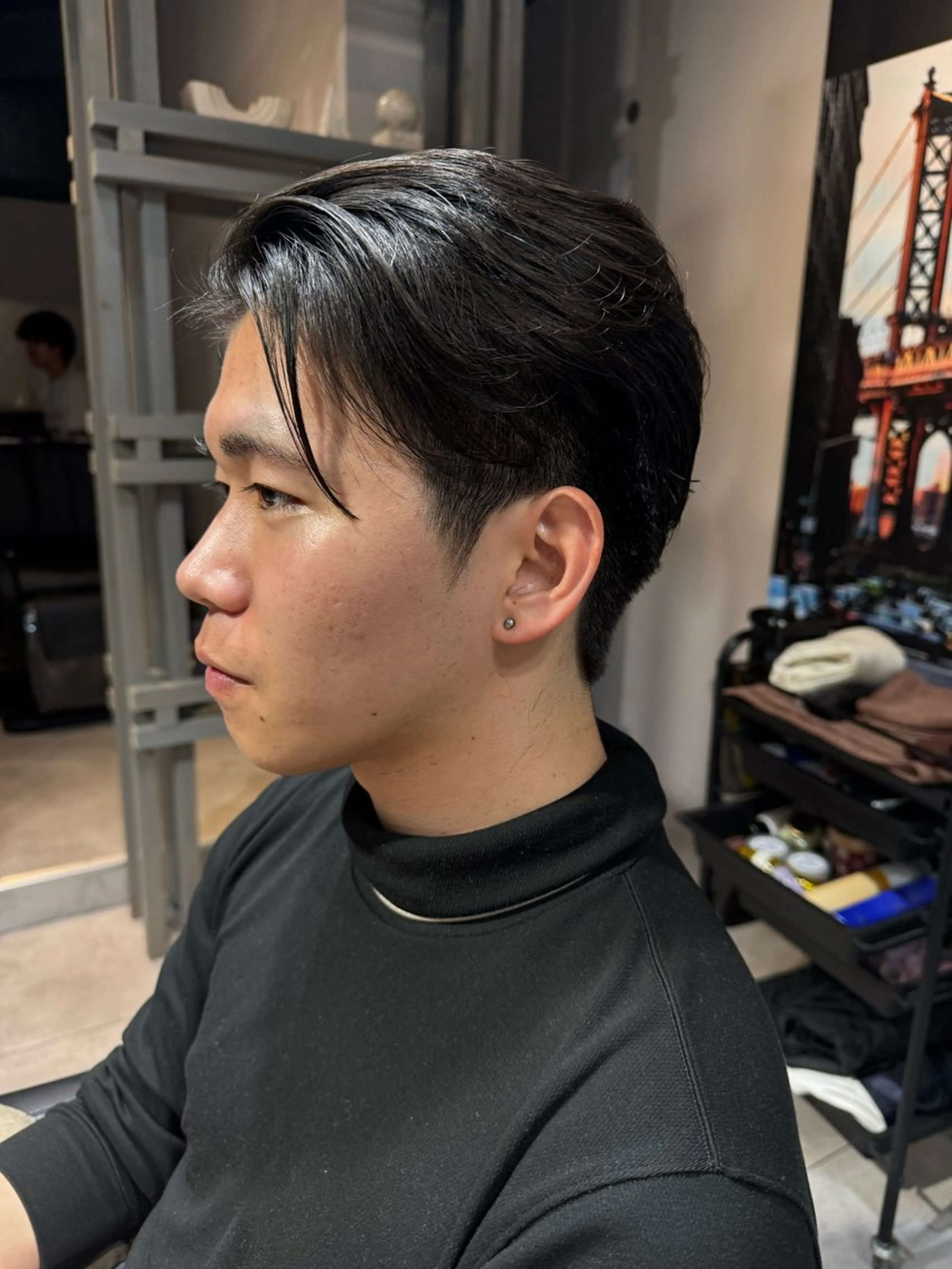 ミディアム パーマ メンズ ミディアムパーマ メンズパーマ 縮毛矯正 カット 縮毛矯正 トリートメント Dxxxx III所属・女性目線の大人 メンズ*Ayakaのヘアスタイル