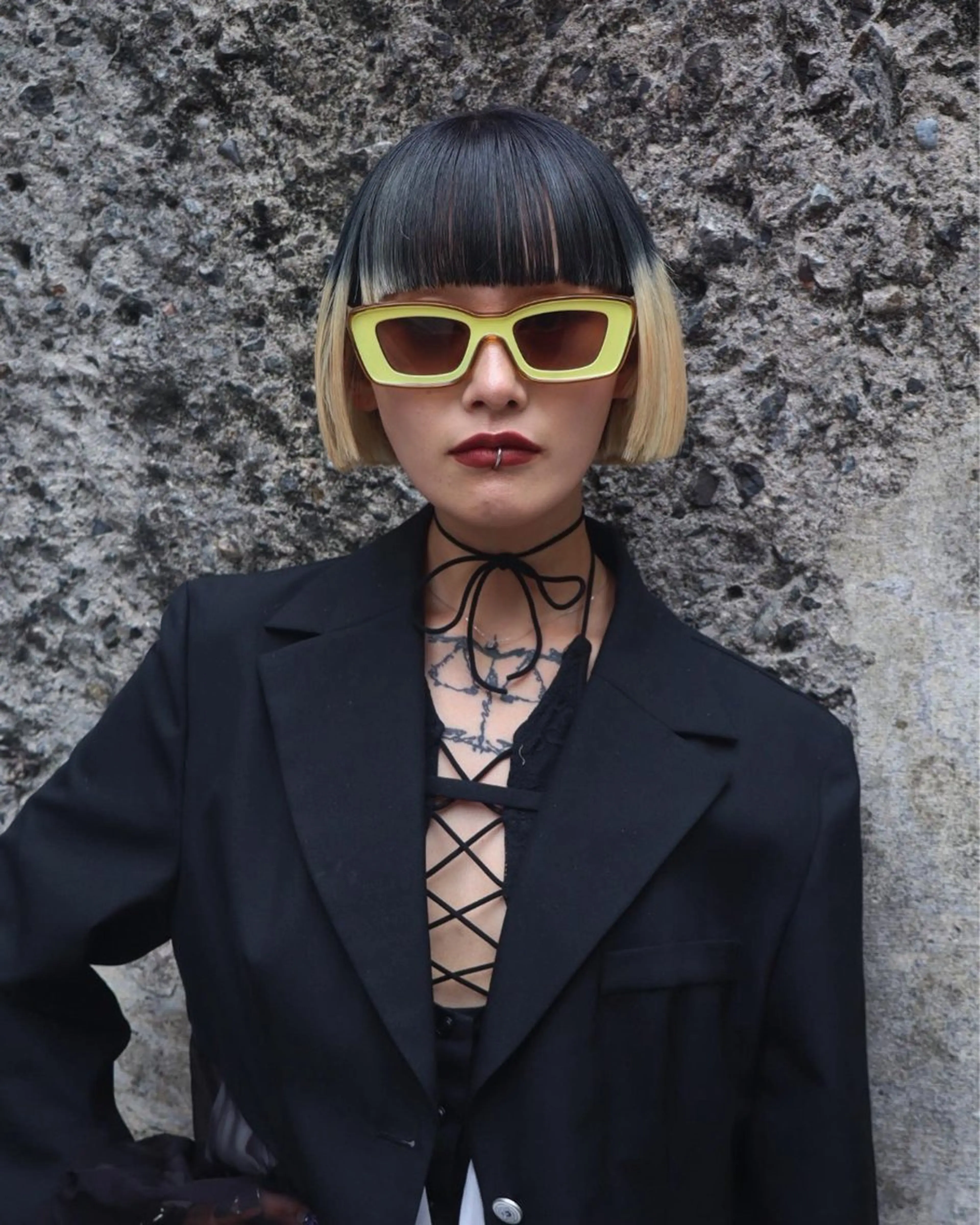 ミディアム カラー レイヤーカット /ハイトーンchaoのヘアスタイル