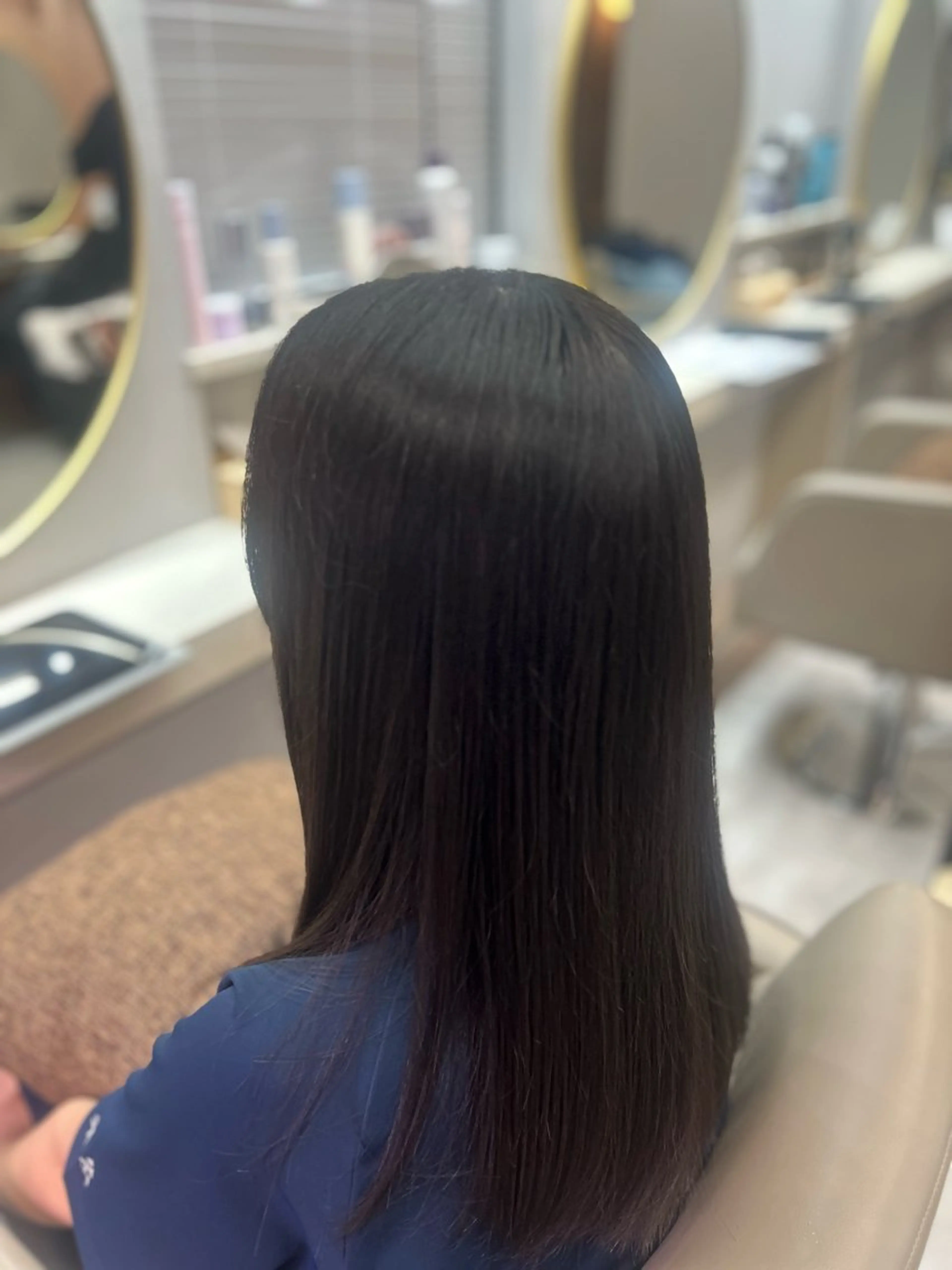 セミロング カット ヘアカラー 池田 太一のヘアスタイル