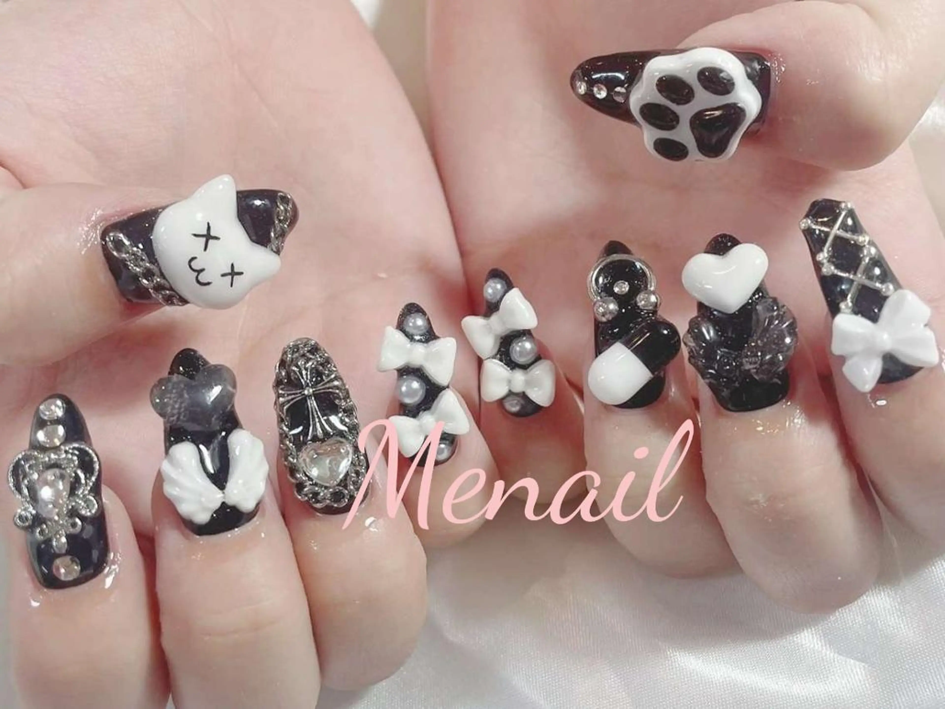 ネイル 🤍POP可愛い🧸 Menailのネイルデザイン