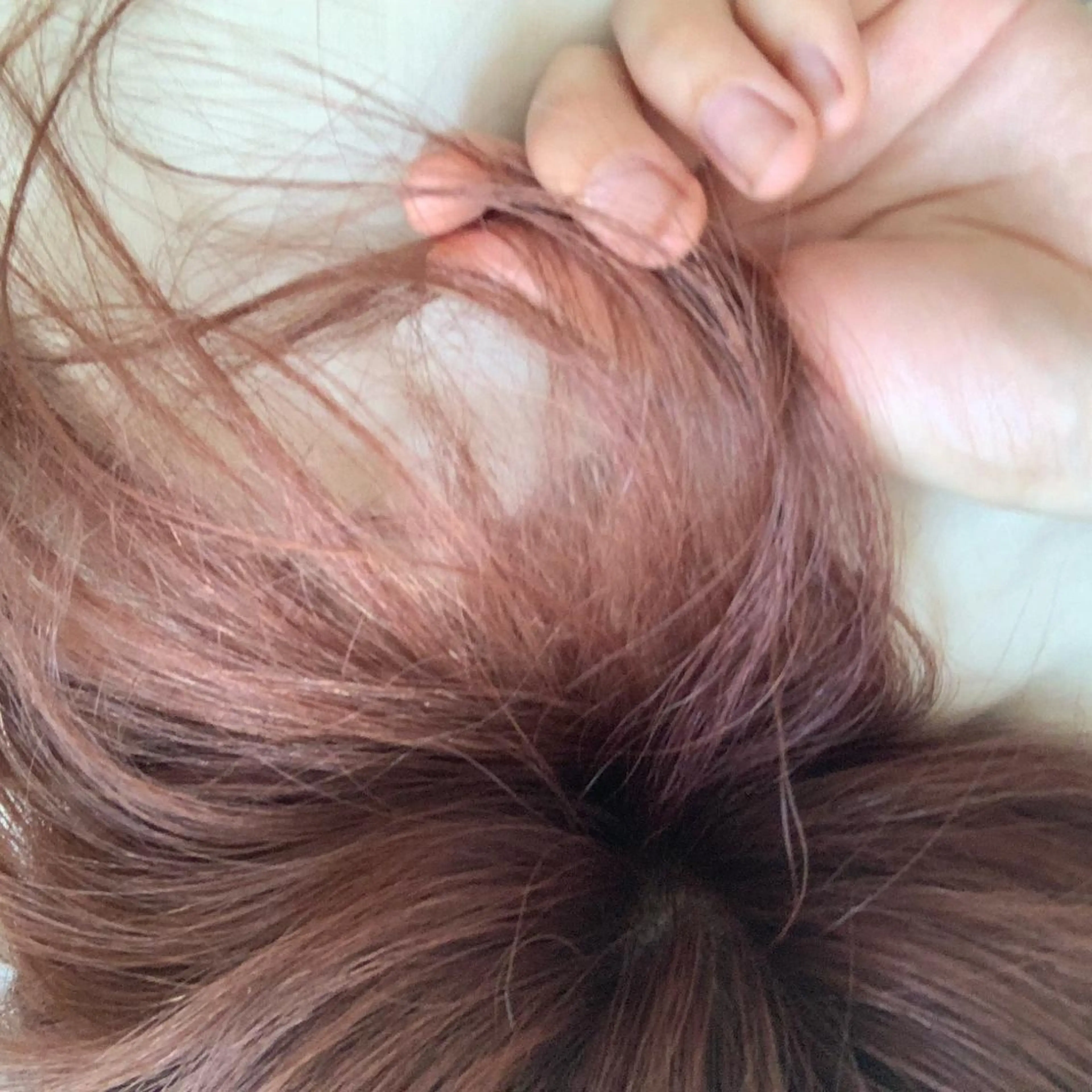 ミディアム カラー ヘアアレンジ ベージュカラー オレンジ オレンジベージュ 🫧透明感カラー/ ボブ/小笠原🪽のヘアスタイル