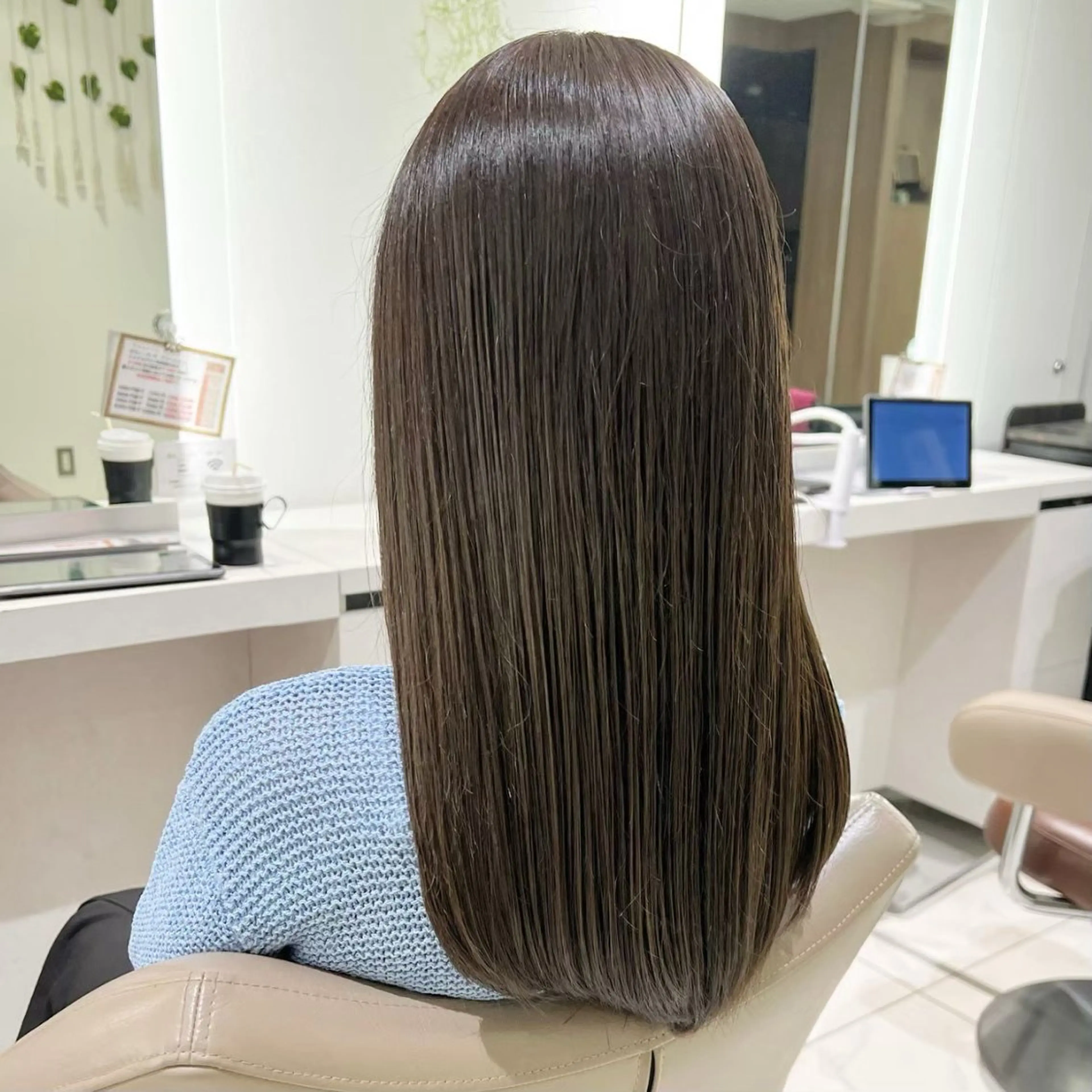 カラー 透明感カラー ヘアカラー トリートメント 加藤 芽実のヘアスタイル