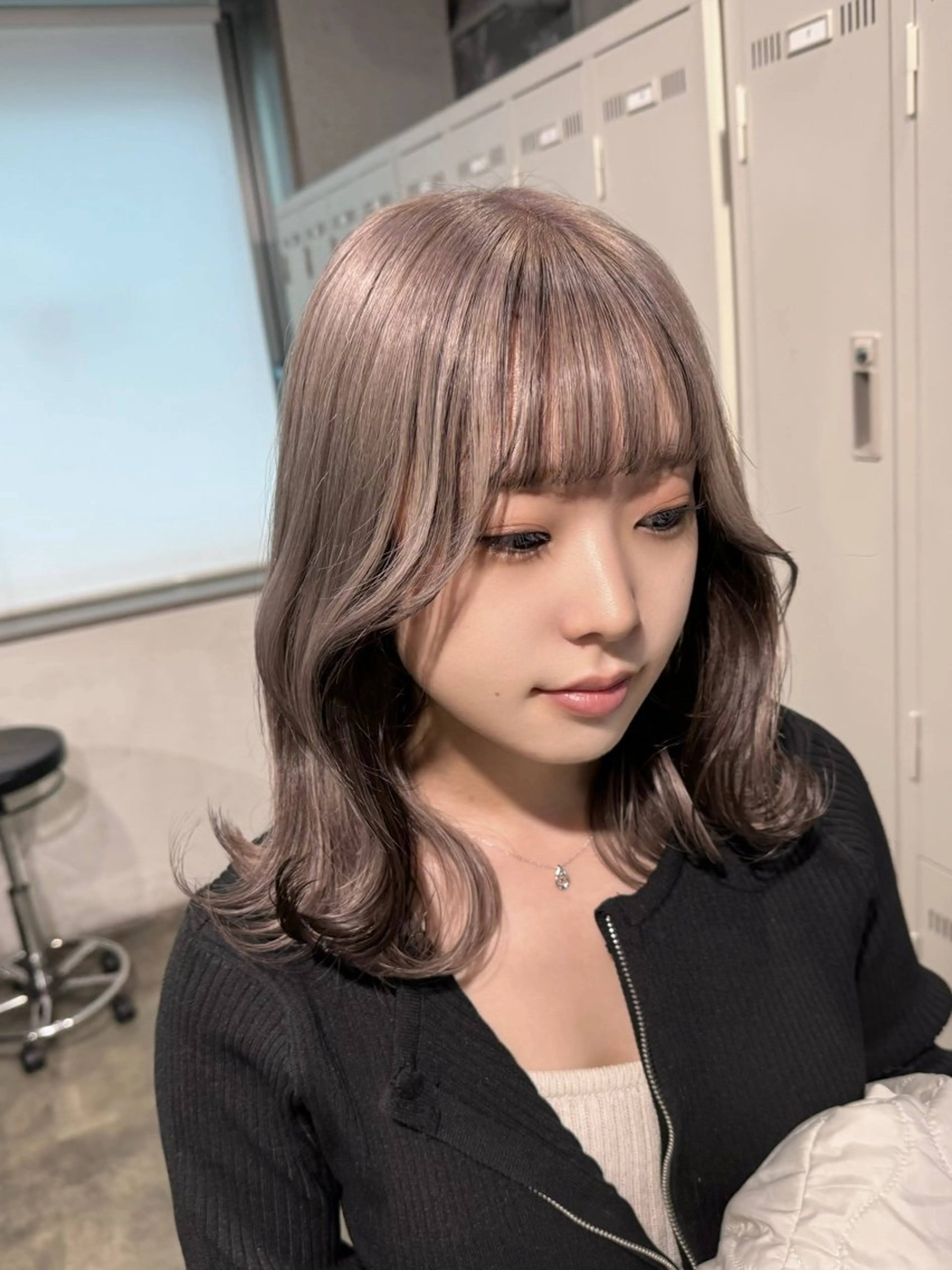 ロング カラー *モデル募集🤍横浜 透明感カラー🫧のヘアスタイル