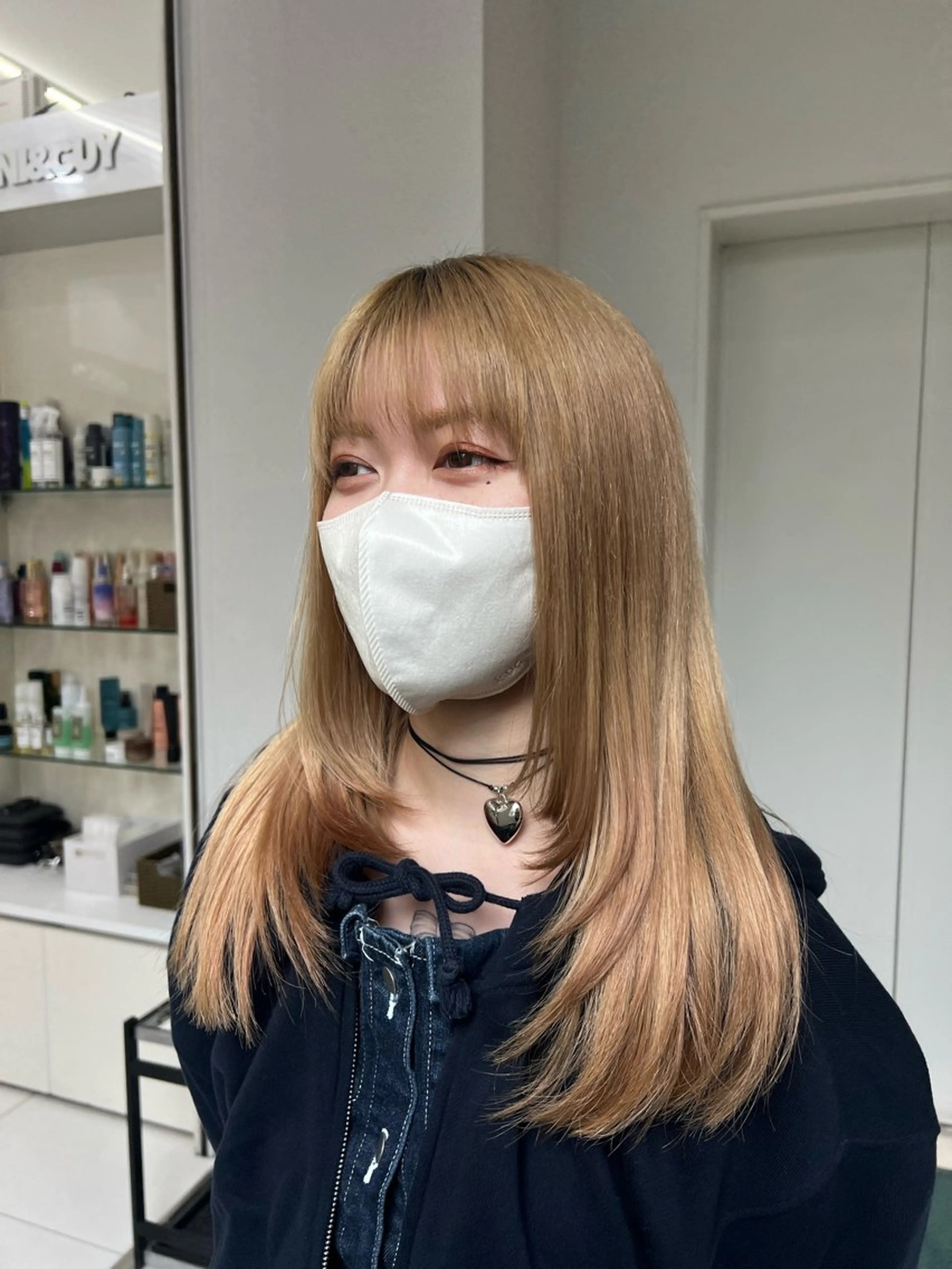 セミロング ハッタ ミクのヘアスタイル