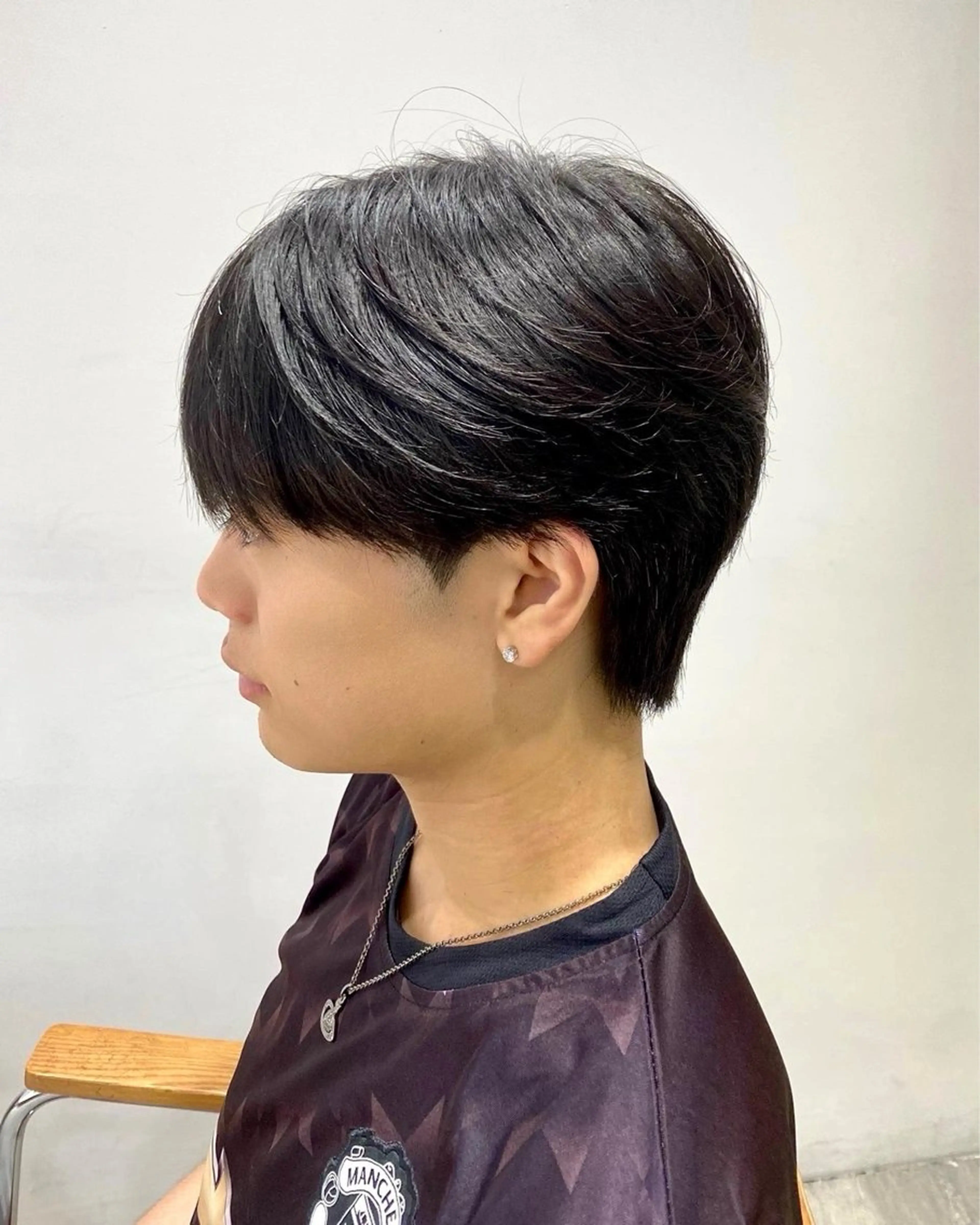 メンズ マッシュ シースルーマッシュ メンズウルフカット ウルフカット MAZE梅田所属・韓国メンズヘア関戸 和輝🇰🇷のヘアスタイル