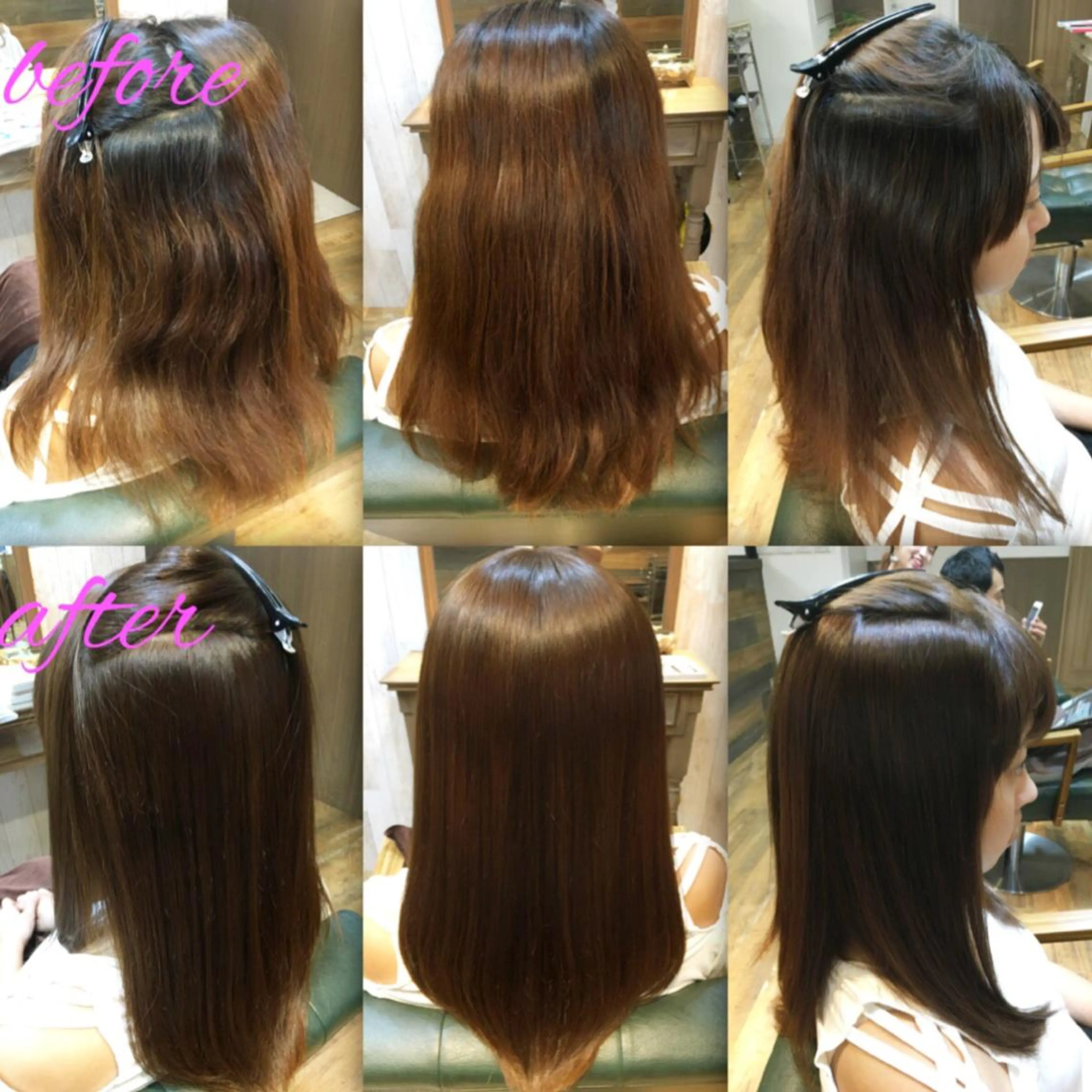 ロング カラー パーマ イルミナカラー ストレートパーマ 本物のブリーチ縮毛 /デサキショウヘイのヘアスタイル