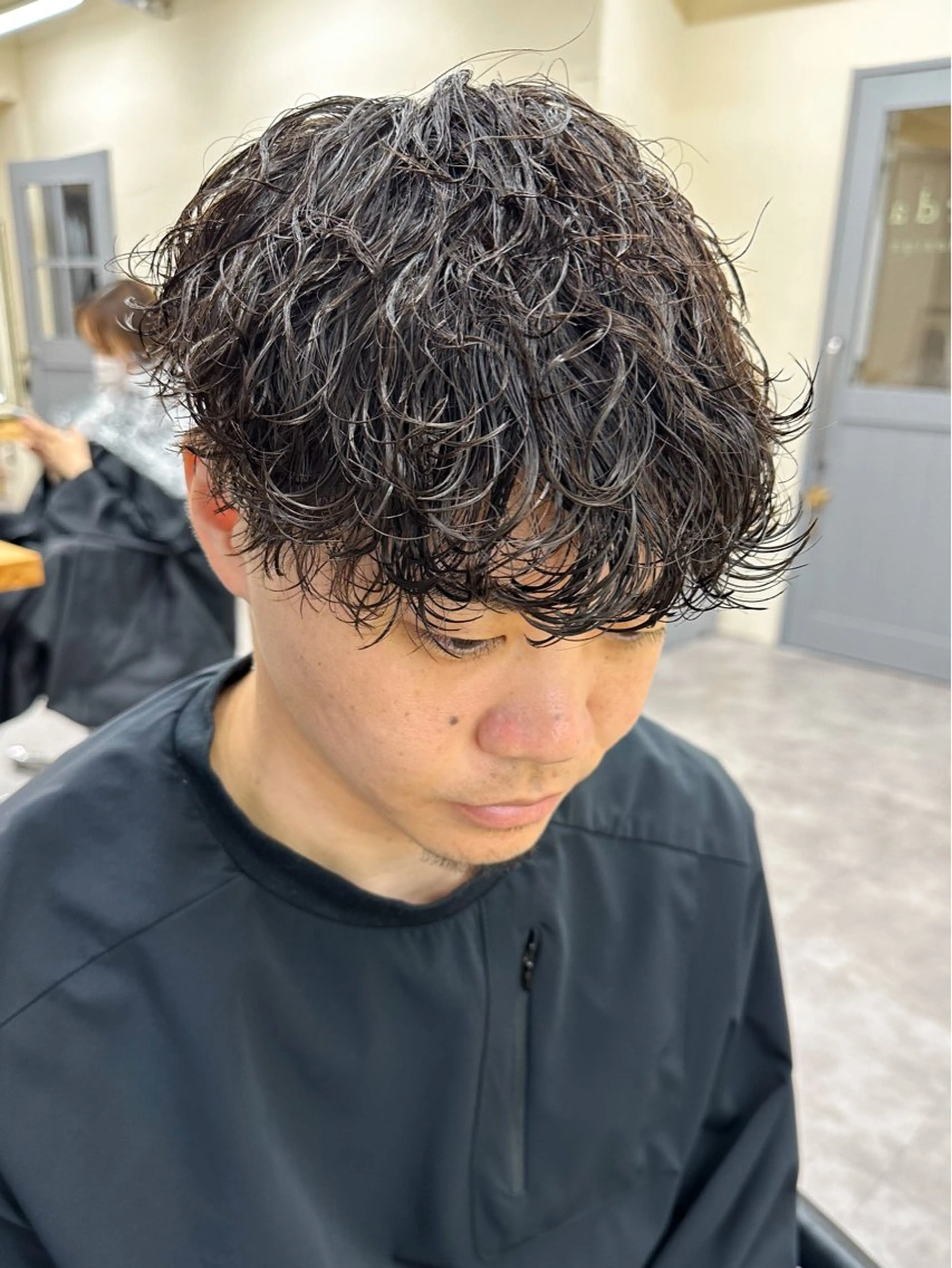 ショート パーマ メンズ メンズパーマ メンズ特化ryoのヘアスタイル