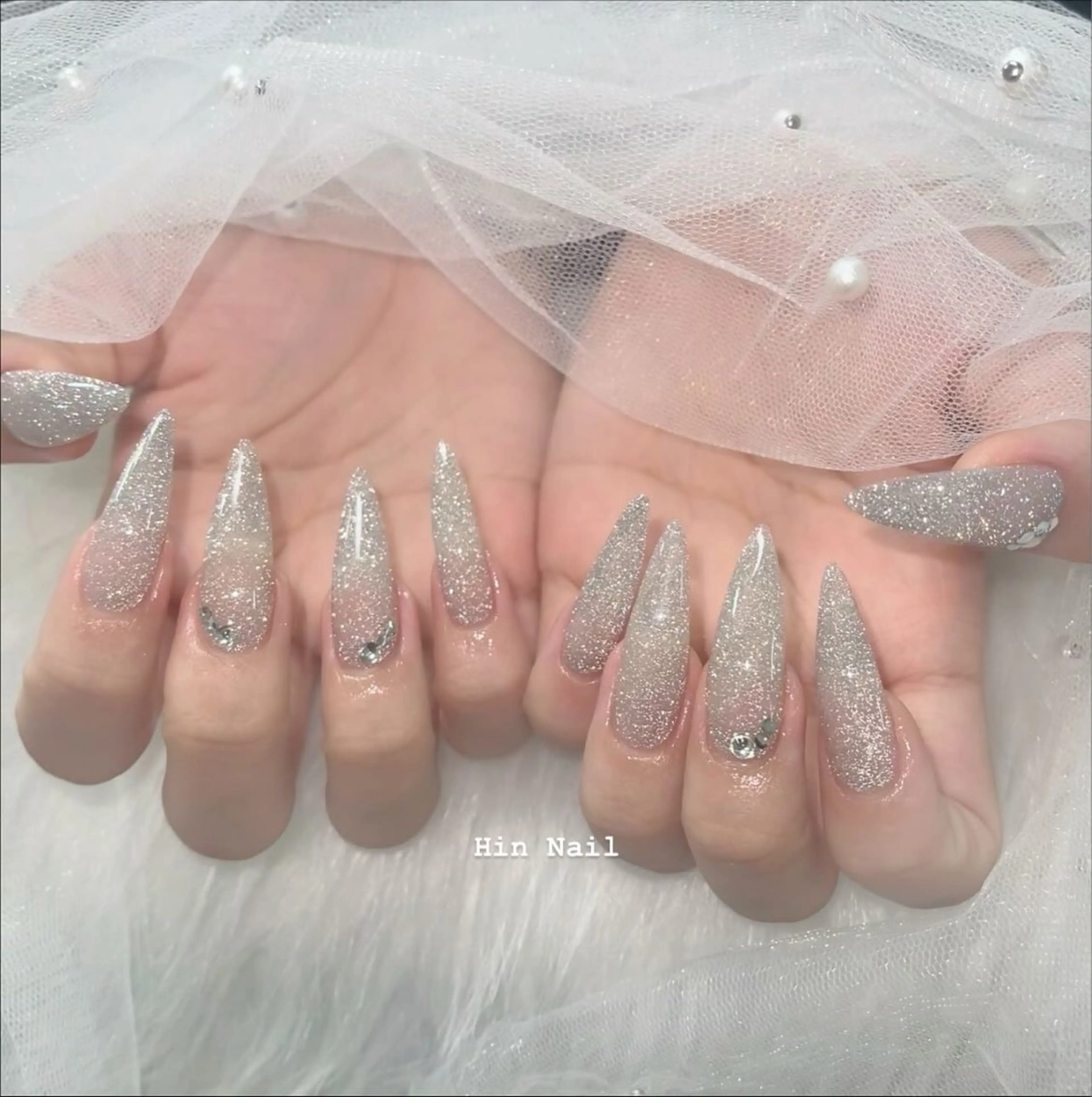 ネイル フットネイル フレンチネイル ジェルネイル グラデーション 韓国ネイル ハンドネイル HIN NAILのネイルデザイン