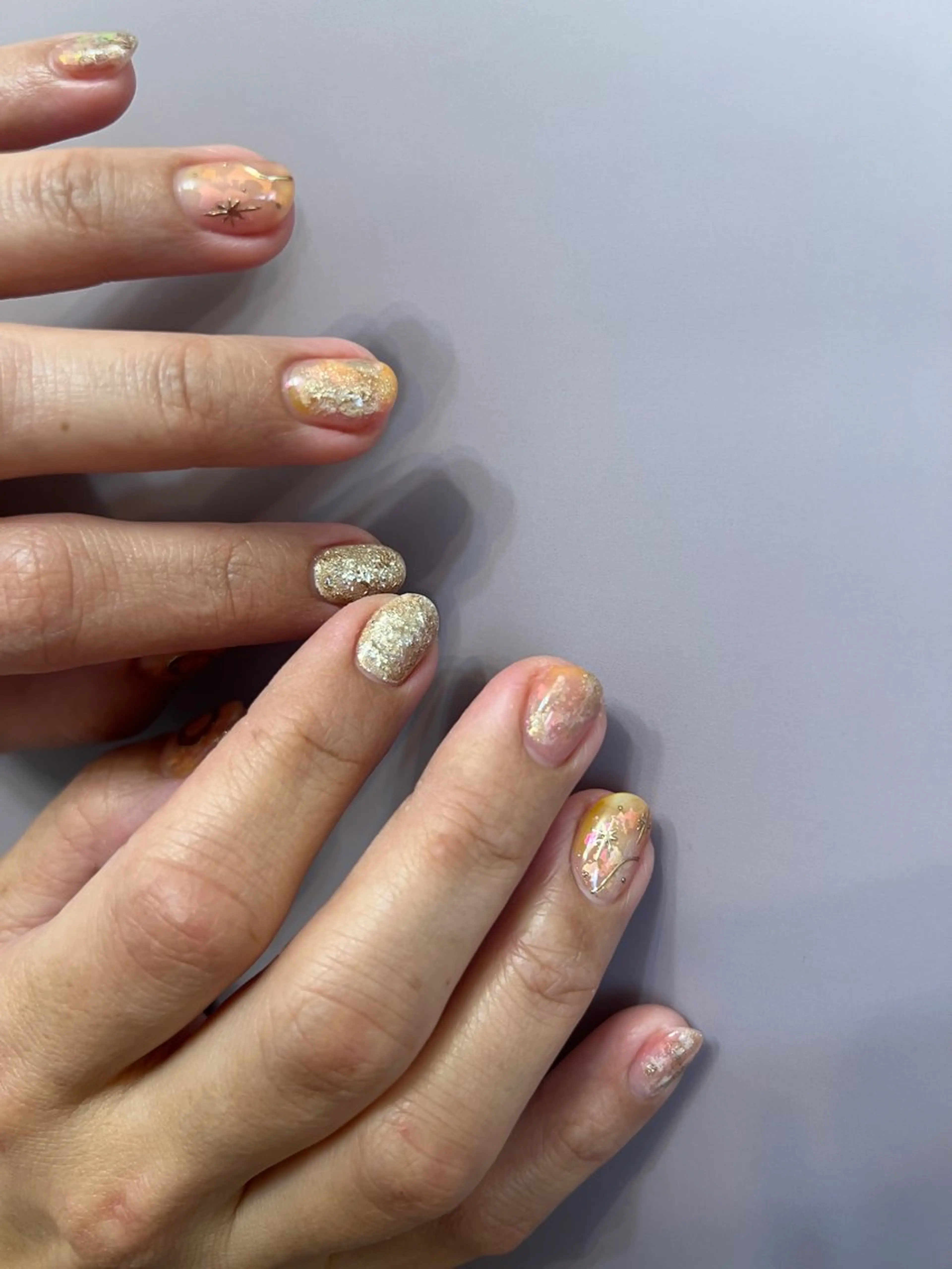 ネイル ハンドネイル ハンドケア Ri.nail オクマトモカのネイルデザイン