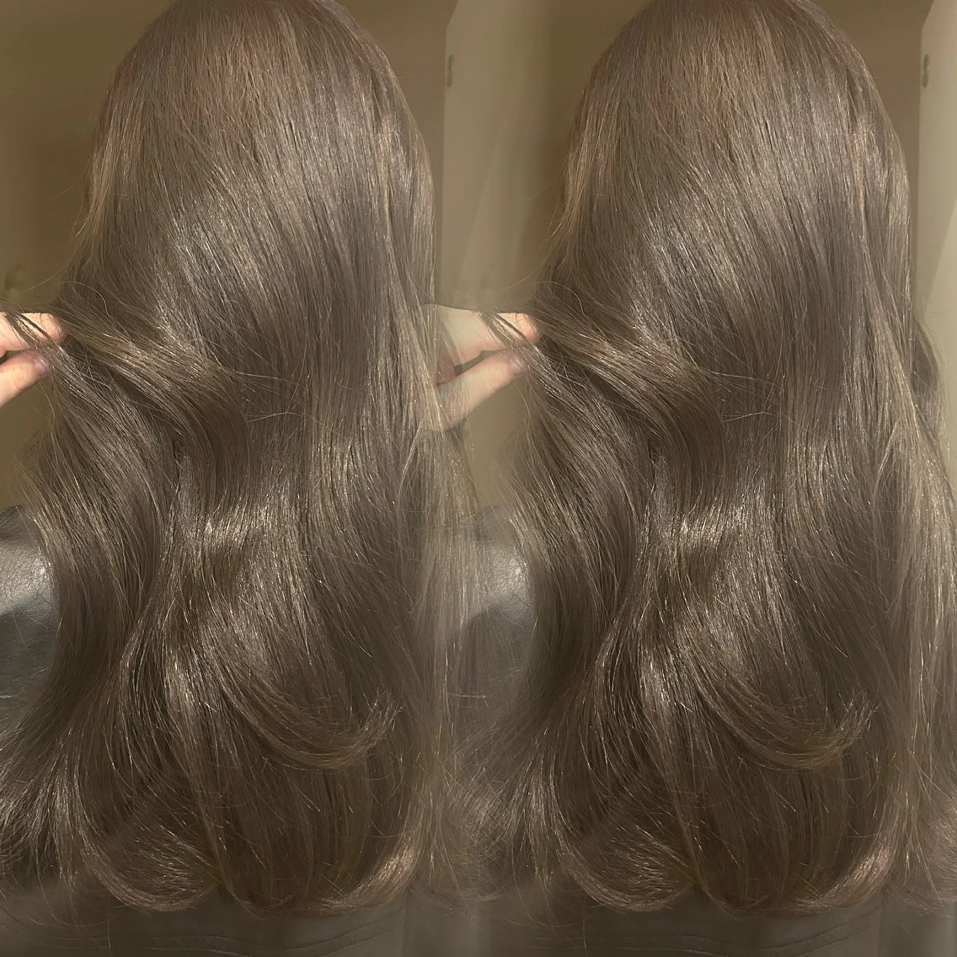 ロング カラー グレージュ minilu  by   LuLuca所属・高谷 凜のヘアスタイル