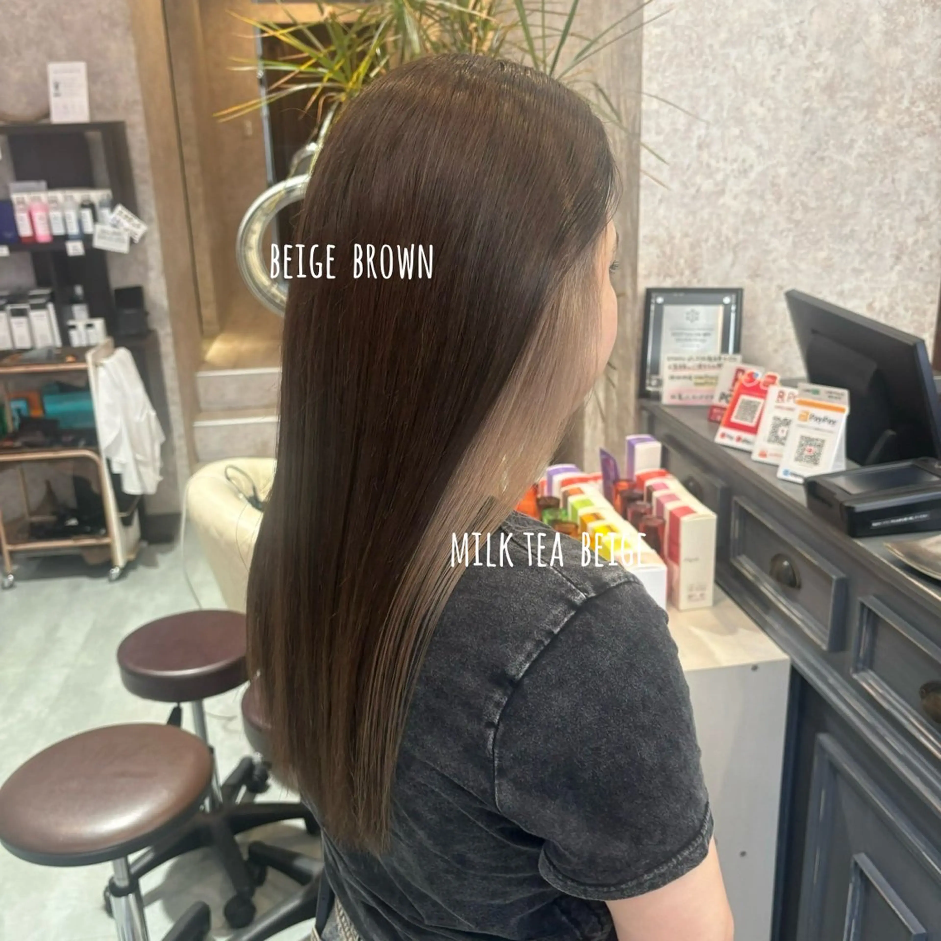 ロング カラー ベージュカラー ブリーチ ブルーカラー ダブルカラー グラデーションカラー 💈Blanco💈 カラー&ケア🌈のヘアスタイル