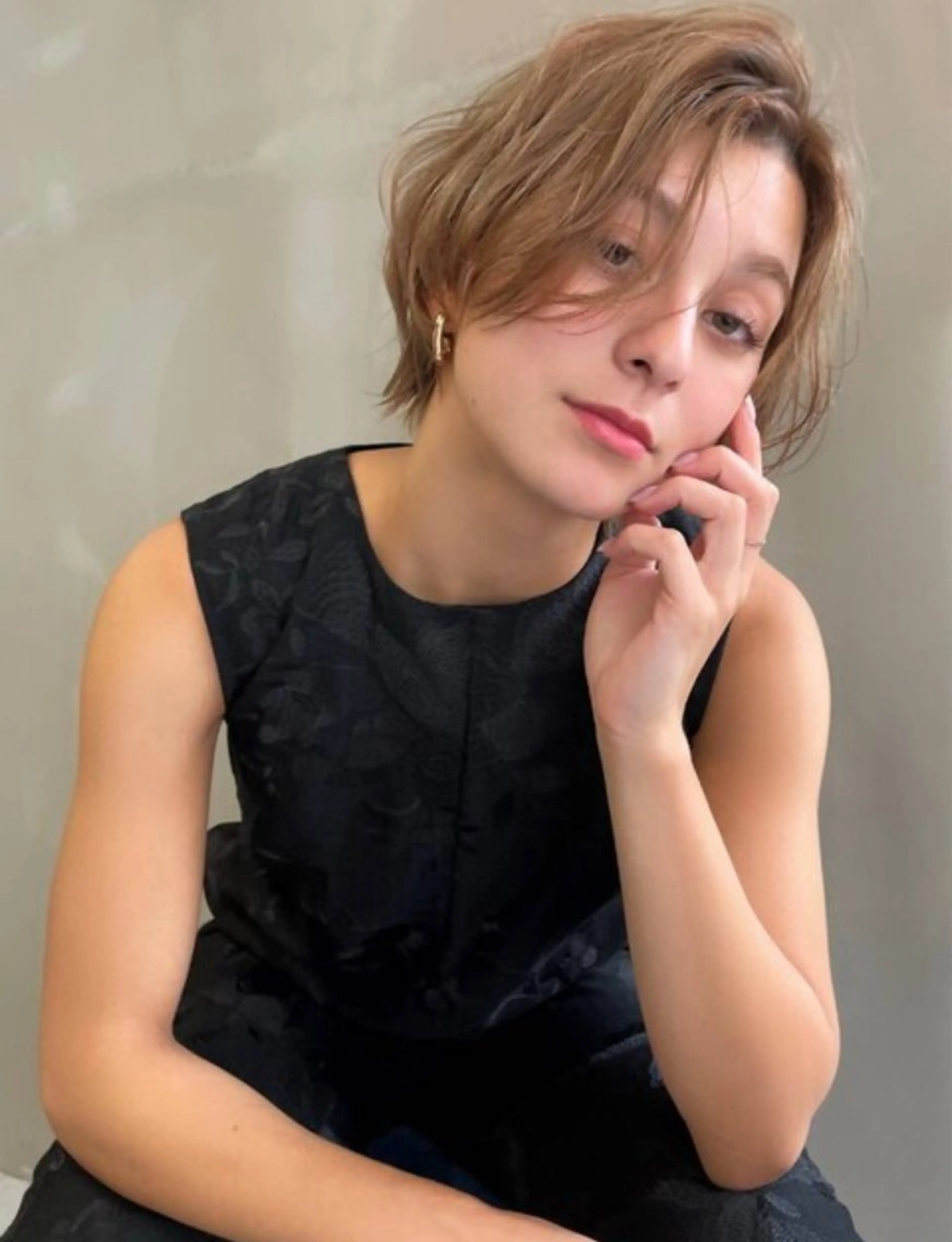 ショート ハイトーン/カット Kazuhaのヘアスタイル