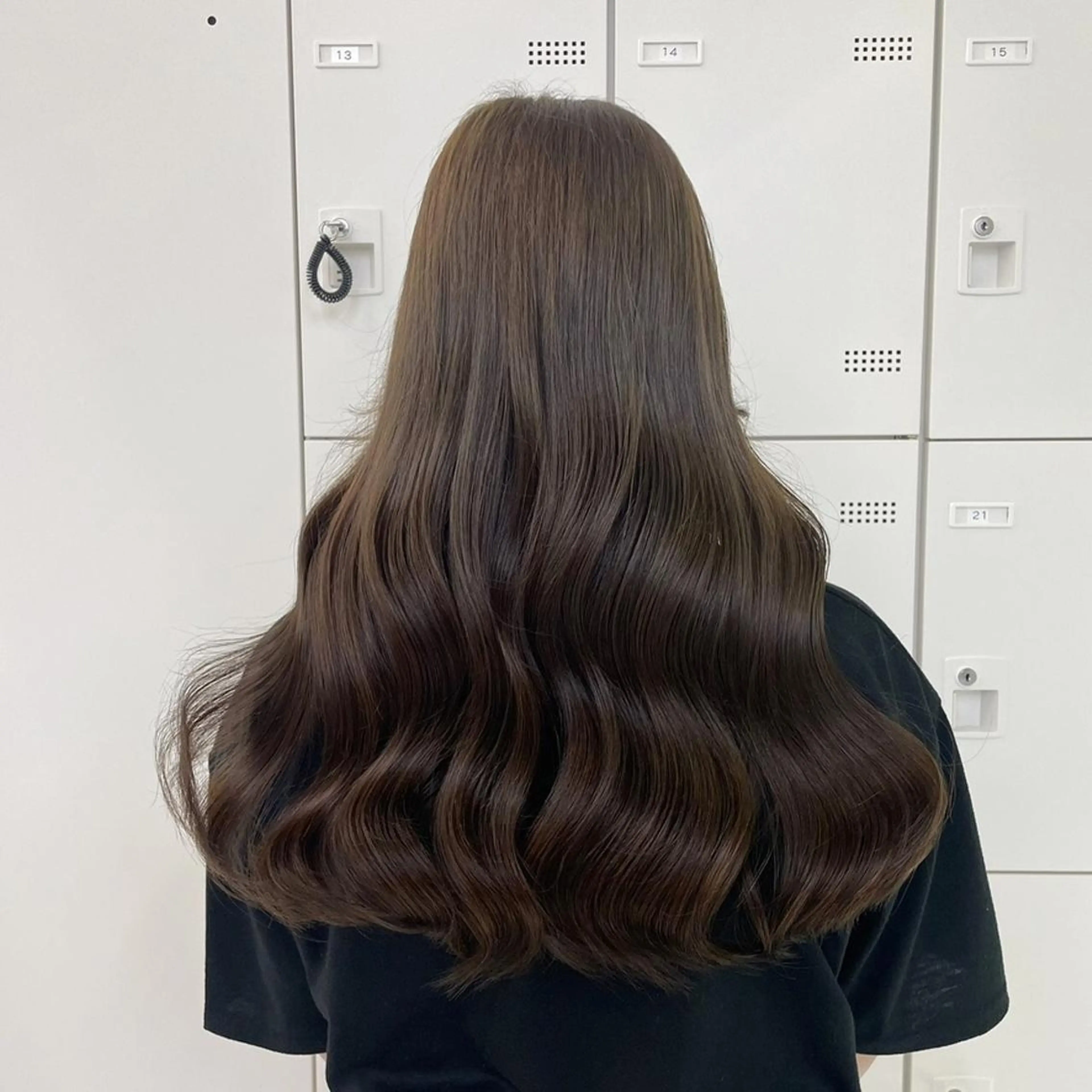 カラー 銀座DISCO🧸 透明感ブラウン🧸のヘアスタイル