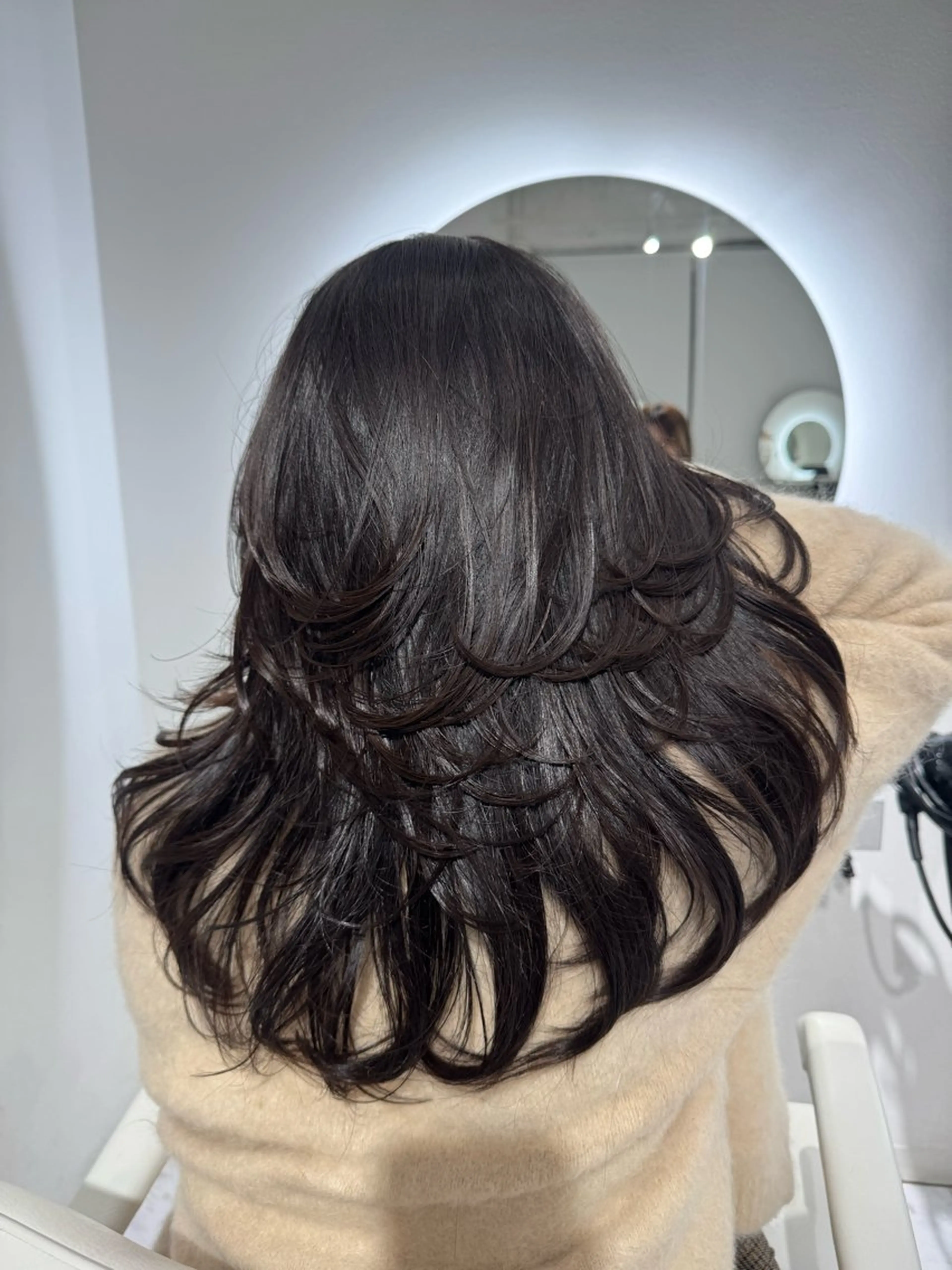 ロング レイヤーカット rina/無料レイヤ ーカット/上野🌱のヘアスタイル