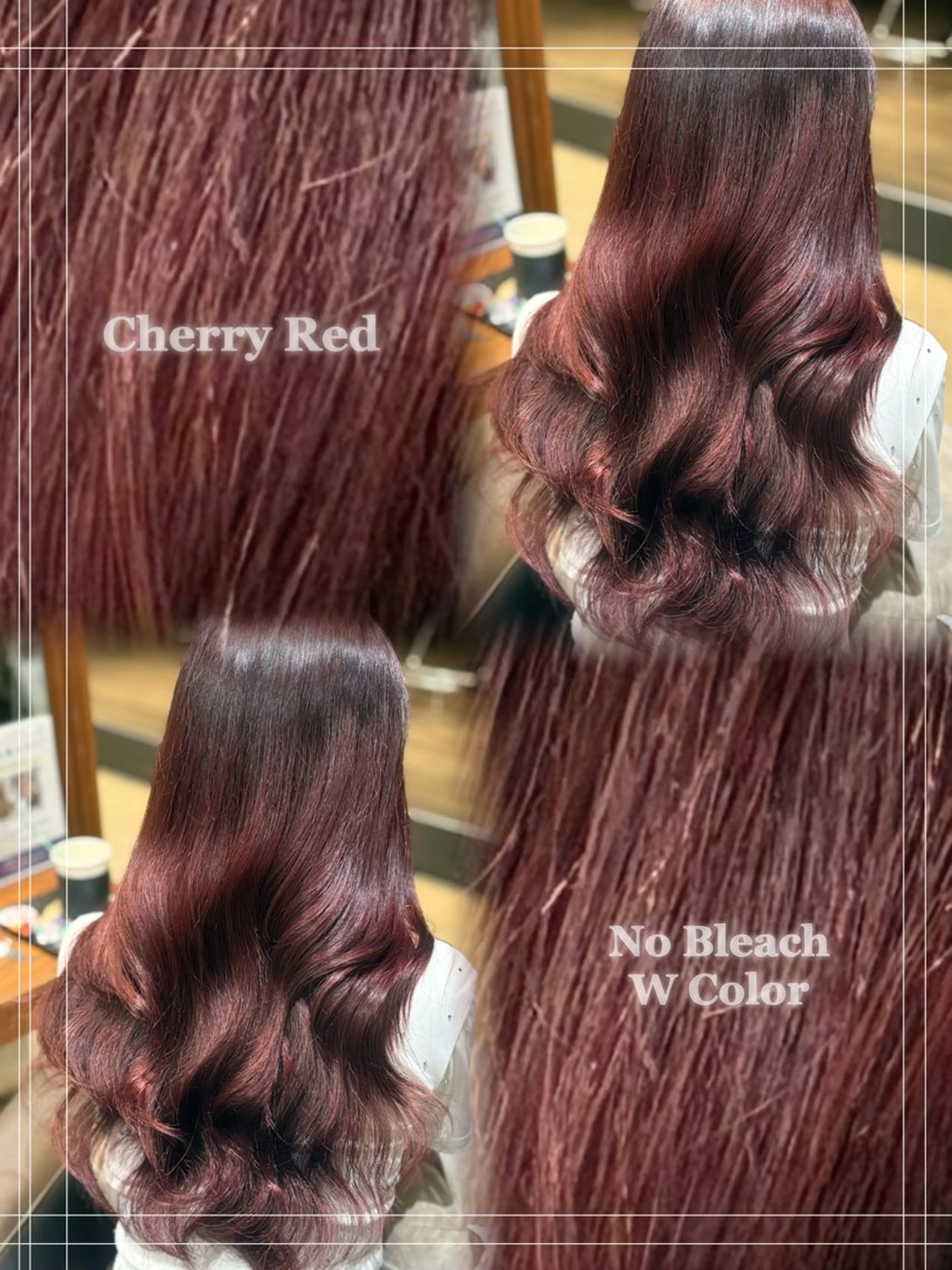 【❤︎ミニモ限定❤︎】【‪‪❤︎‬12月限定‪‪❤︎‬】ブリーチなしダブルカラー.⋆𝜗𝜚の写真