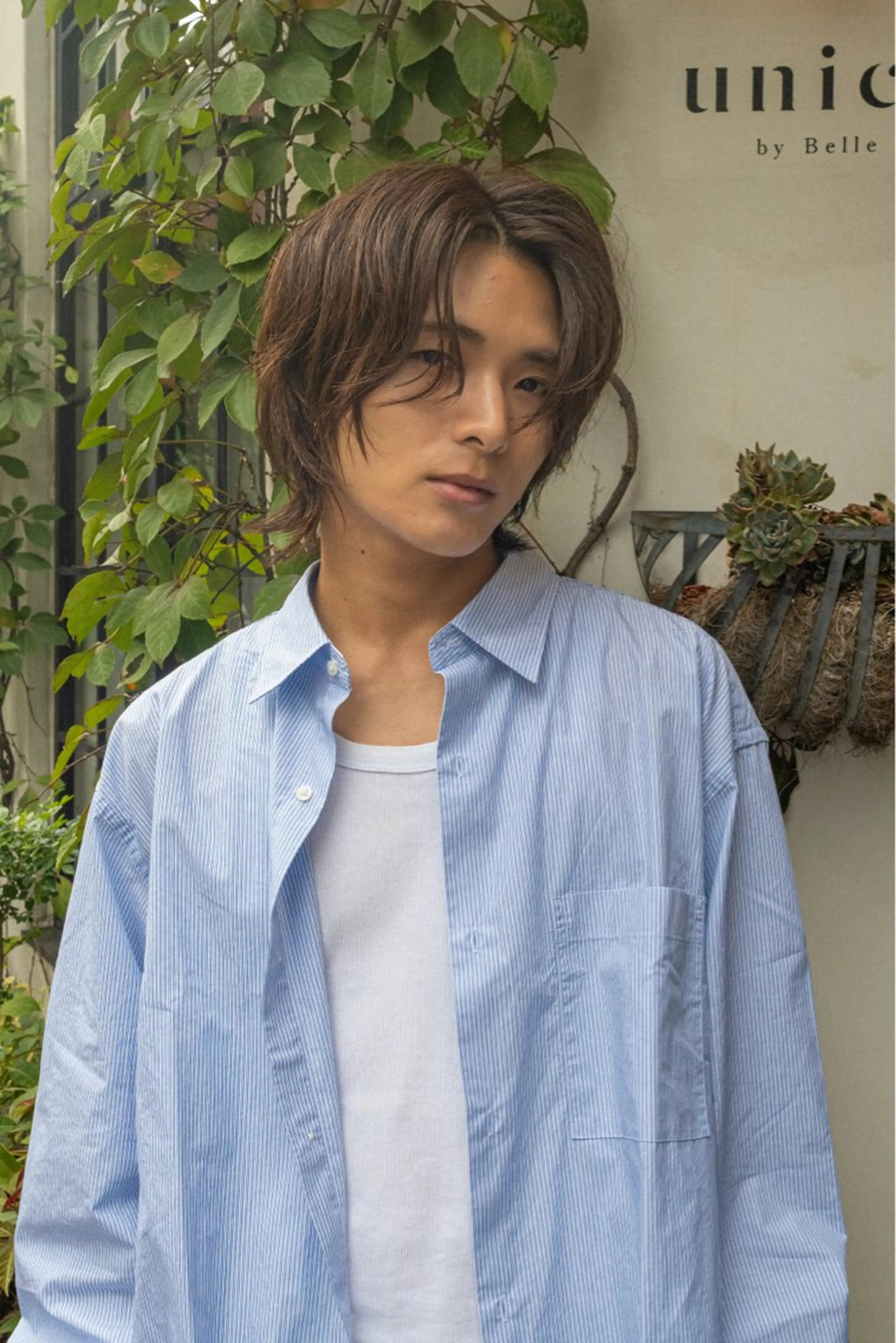 ミディアム パーマ メンズ ミディアムパーマ メンズパーマ レイヤーカット カット パーマ 吉祥寺/メンズ/ メンズパーマ/トナミのヘアスタイル