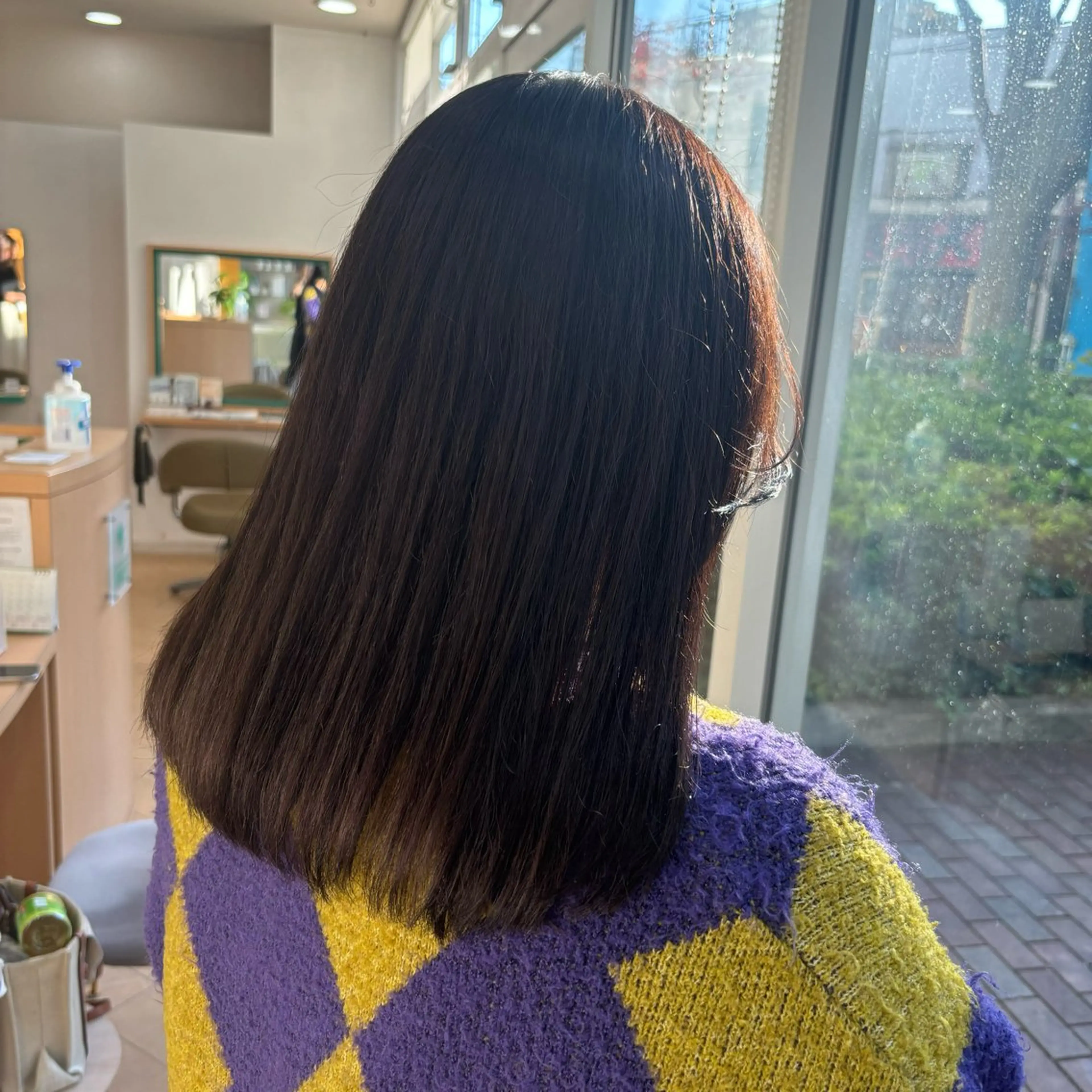セミロング カラー 🎀🤍芦澤 李音🤍🎀のヘアスタイル