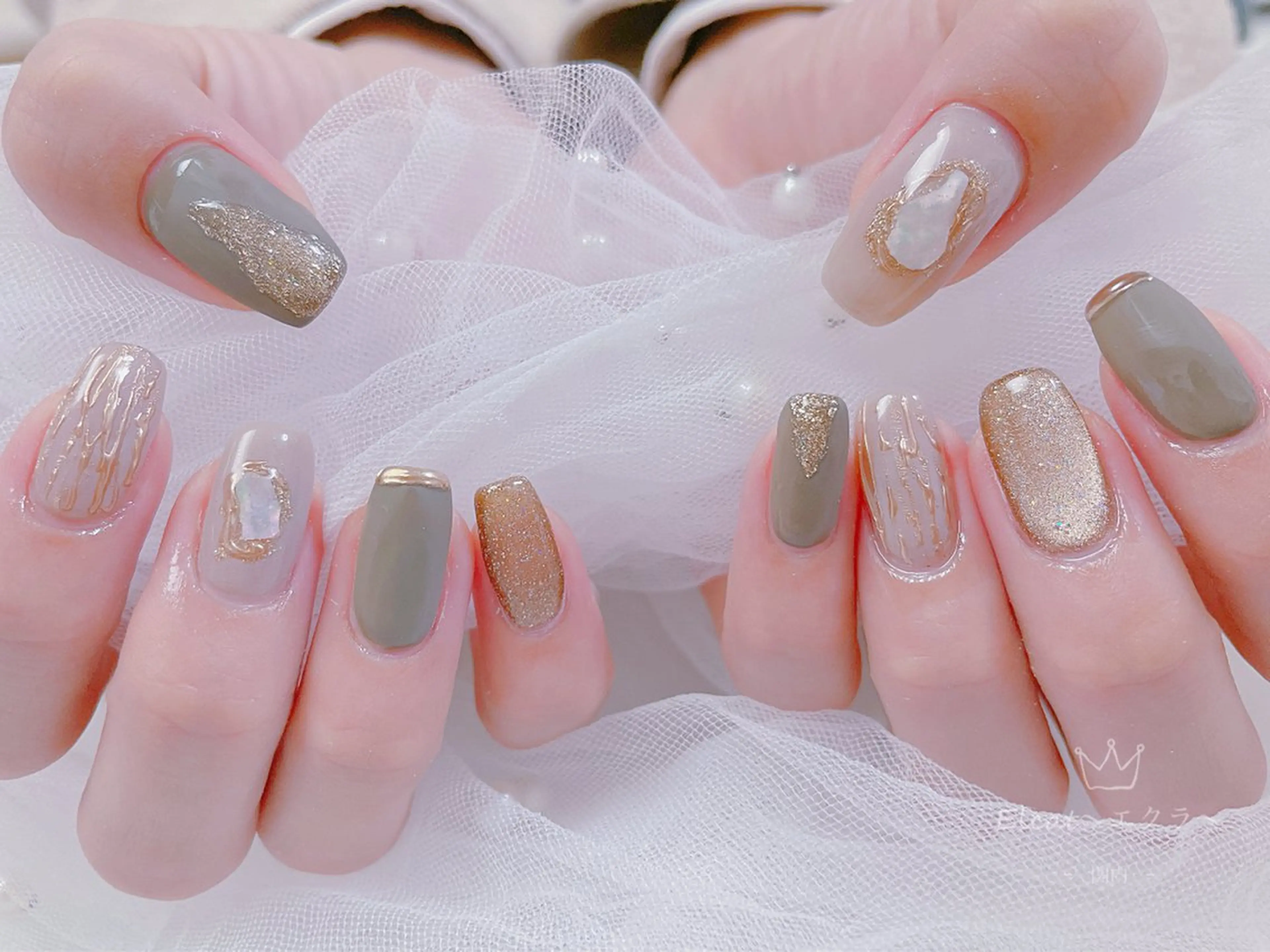 ネイル ハンドネイル ハンドケア ネイルサロンエクラ 🫧Shizukaのネイルデザイン