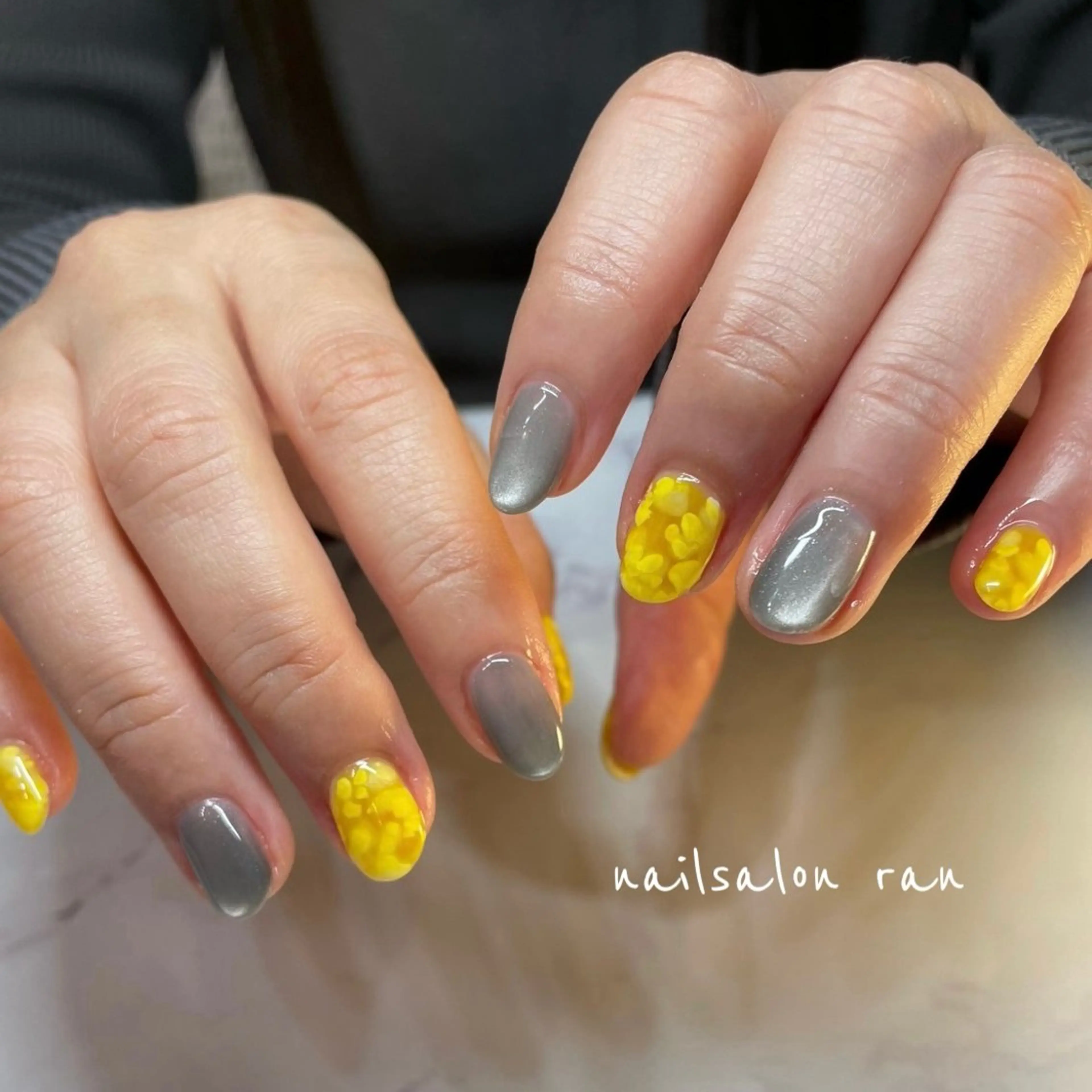 ネイル 春ネイル ハンドネイル ハンドケア nailsalon ranのネイルデザイン