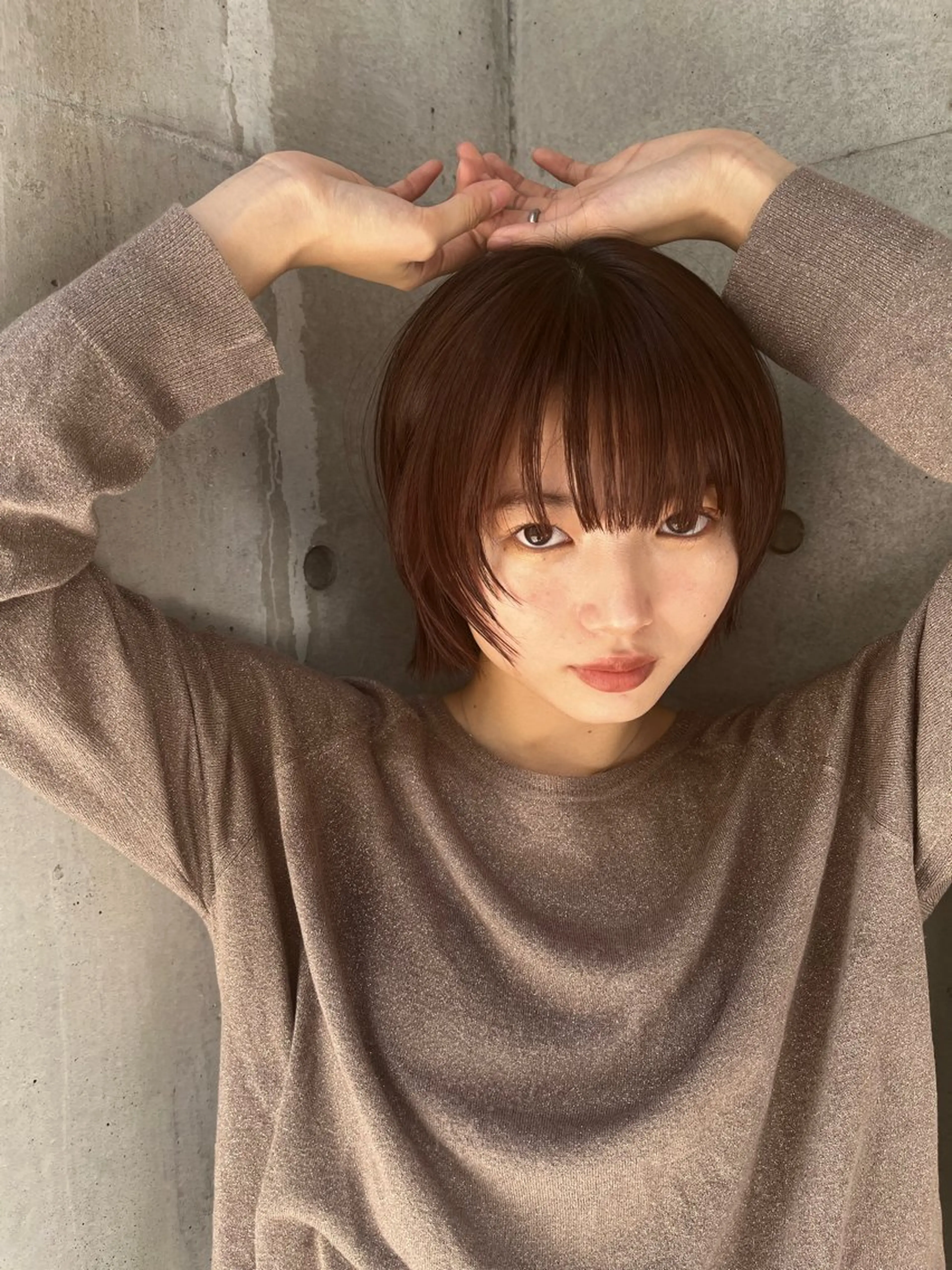 ショート カラー 十川 明優花のヘアスタイル