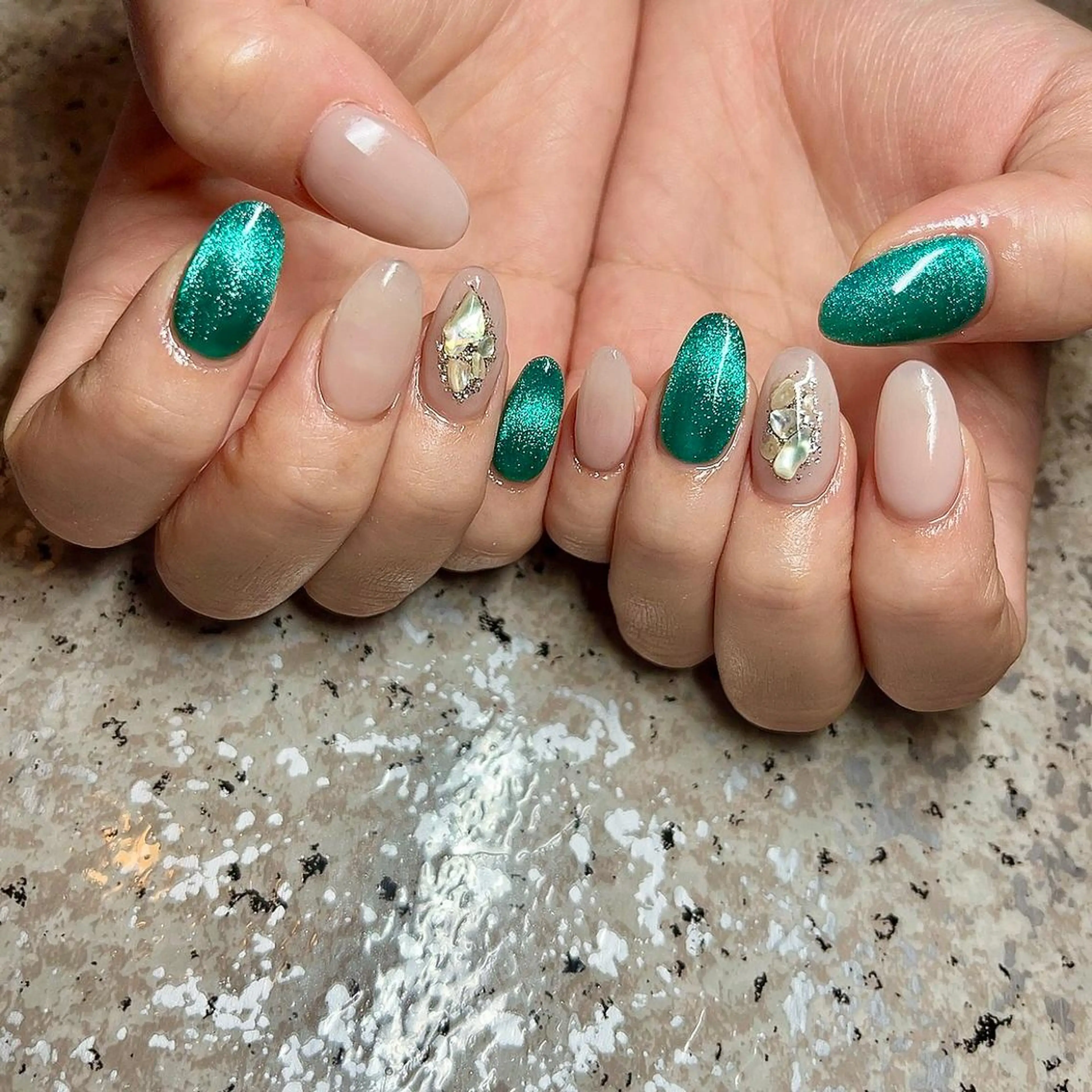 ネイル ジェルネイル ハードジェル スカルプネイル しば まなみのネイルデザイン