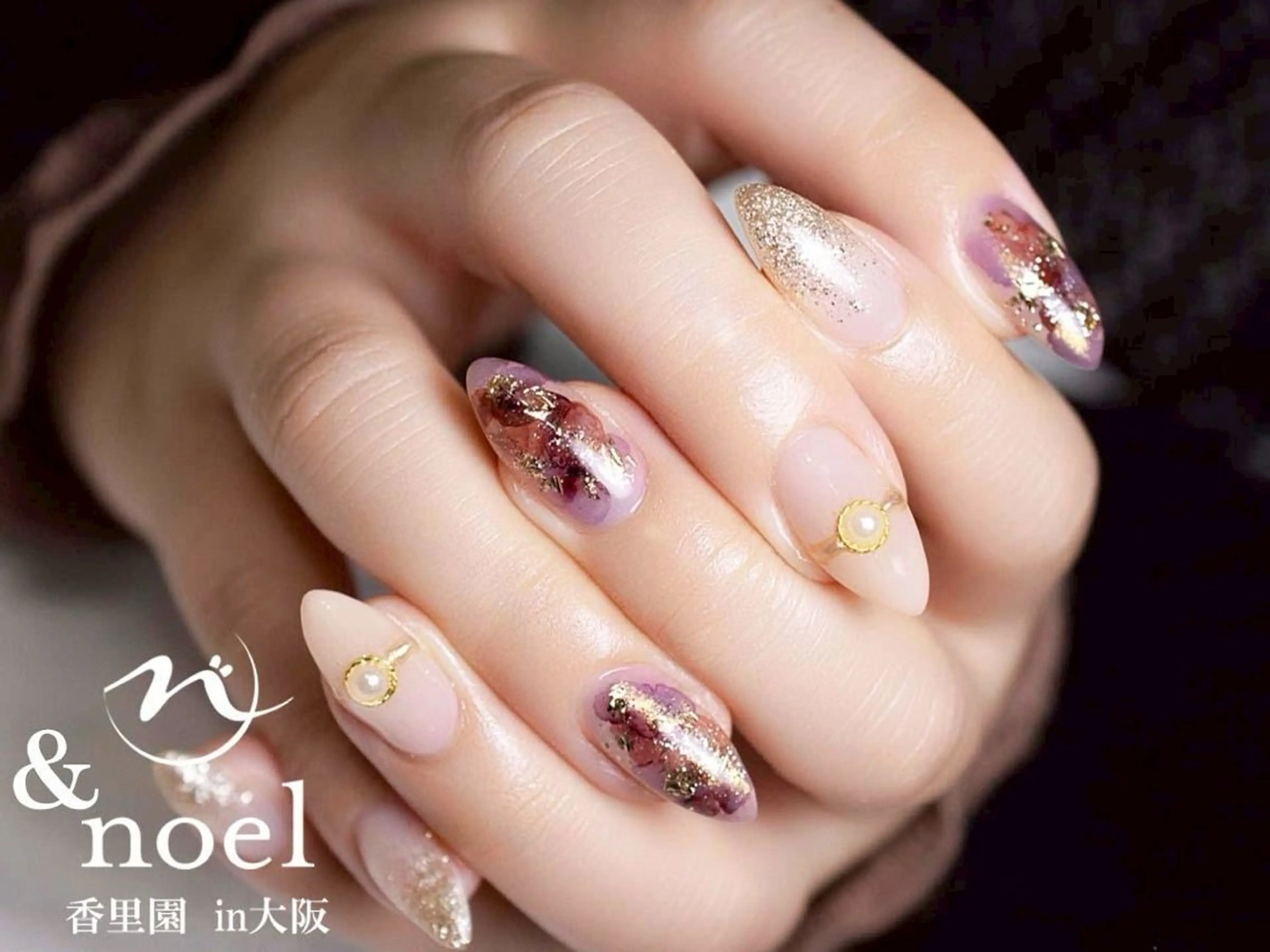 ネイル ハンドネイル Nailsalon &Noel所属・もも 🍑のネイルデザイン