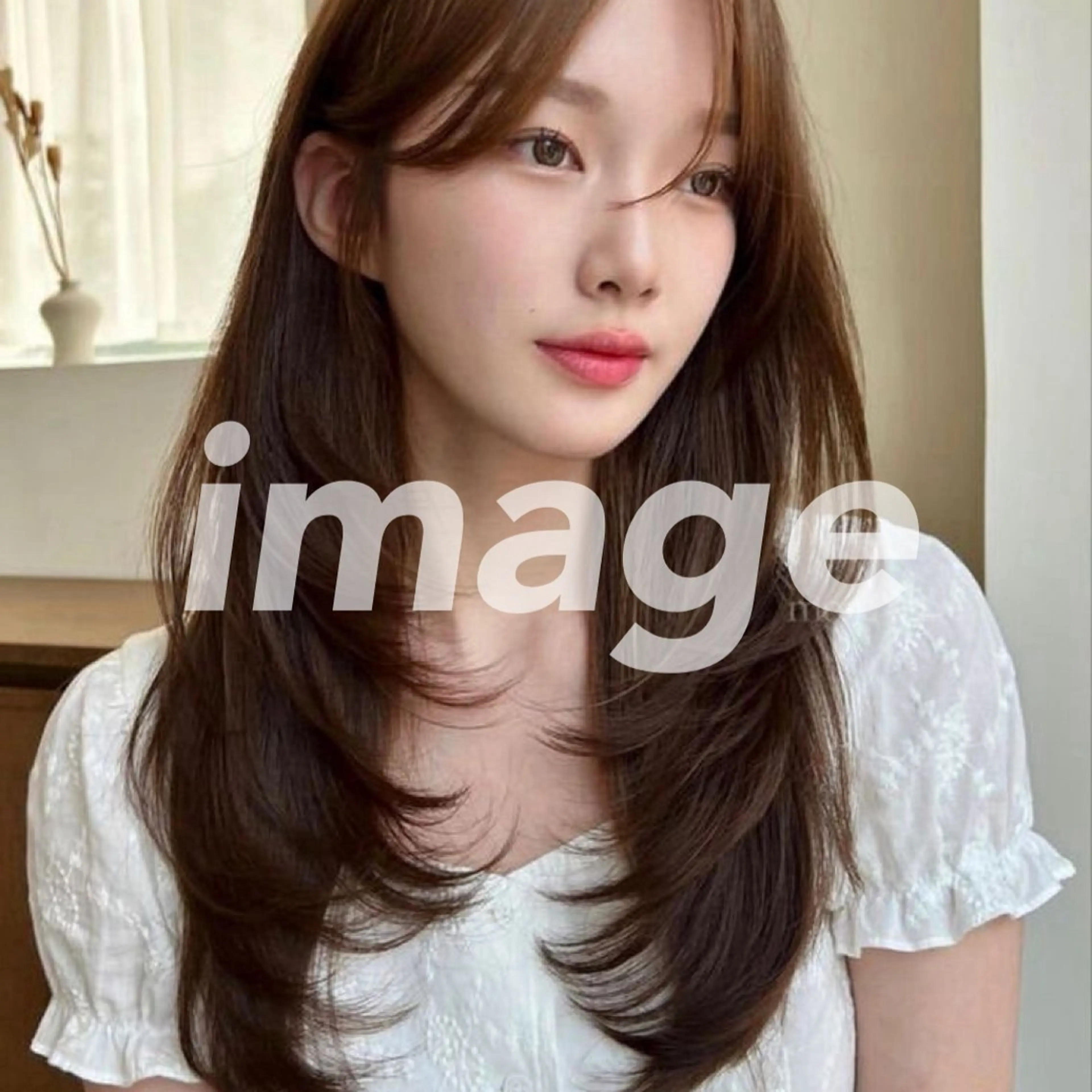🌷韓国風レイヤーカット🌷※補足説明欄必読の写真