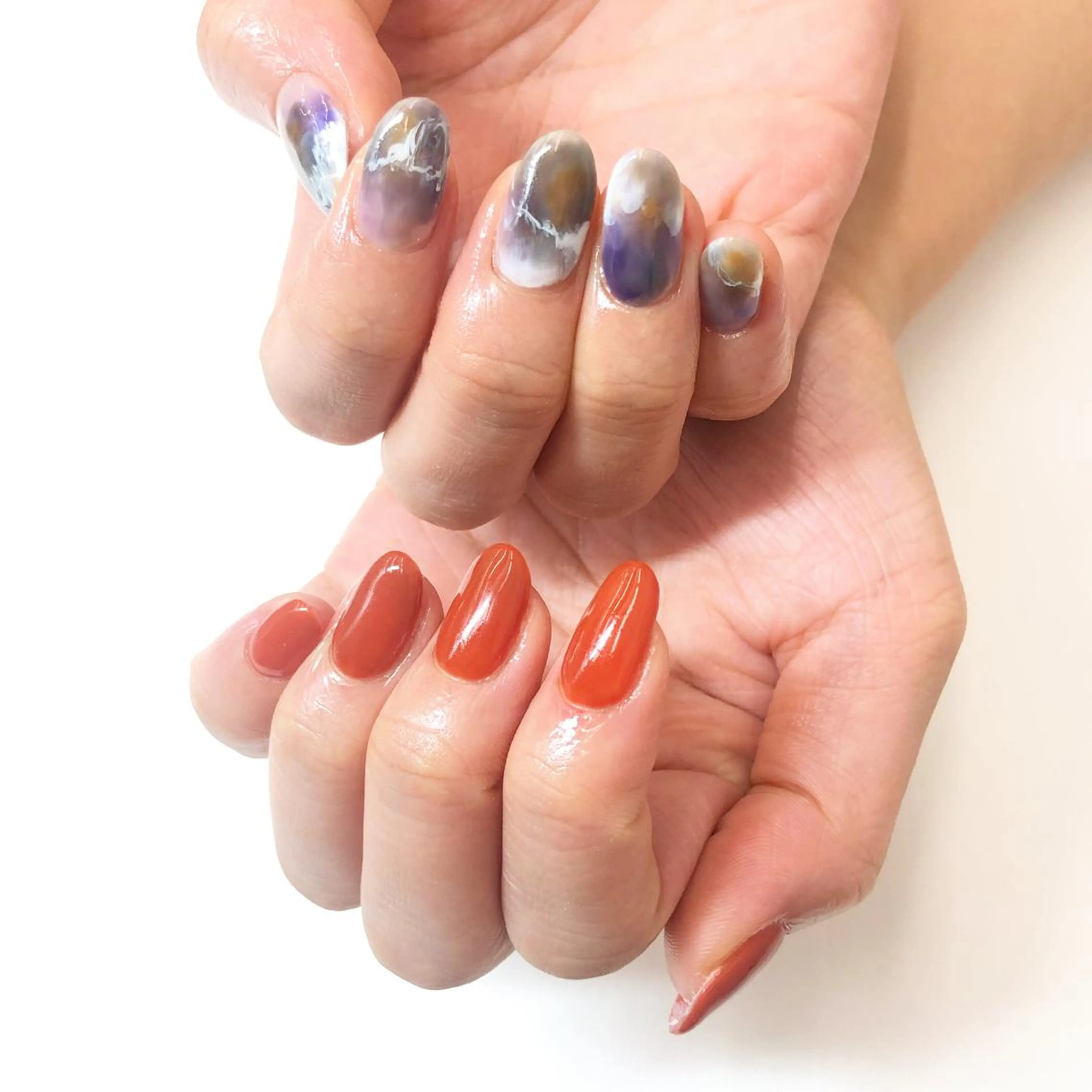 ネイル ニュアンスネイル ハンドネイル フットネイル Minami 🍓のネイルデザイン