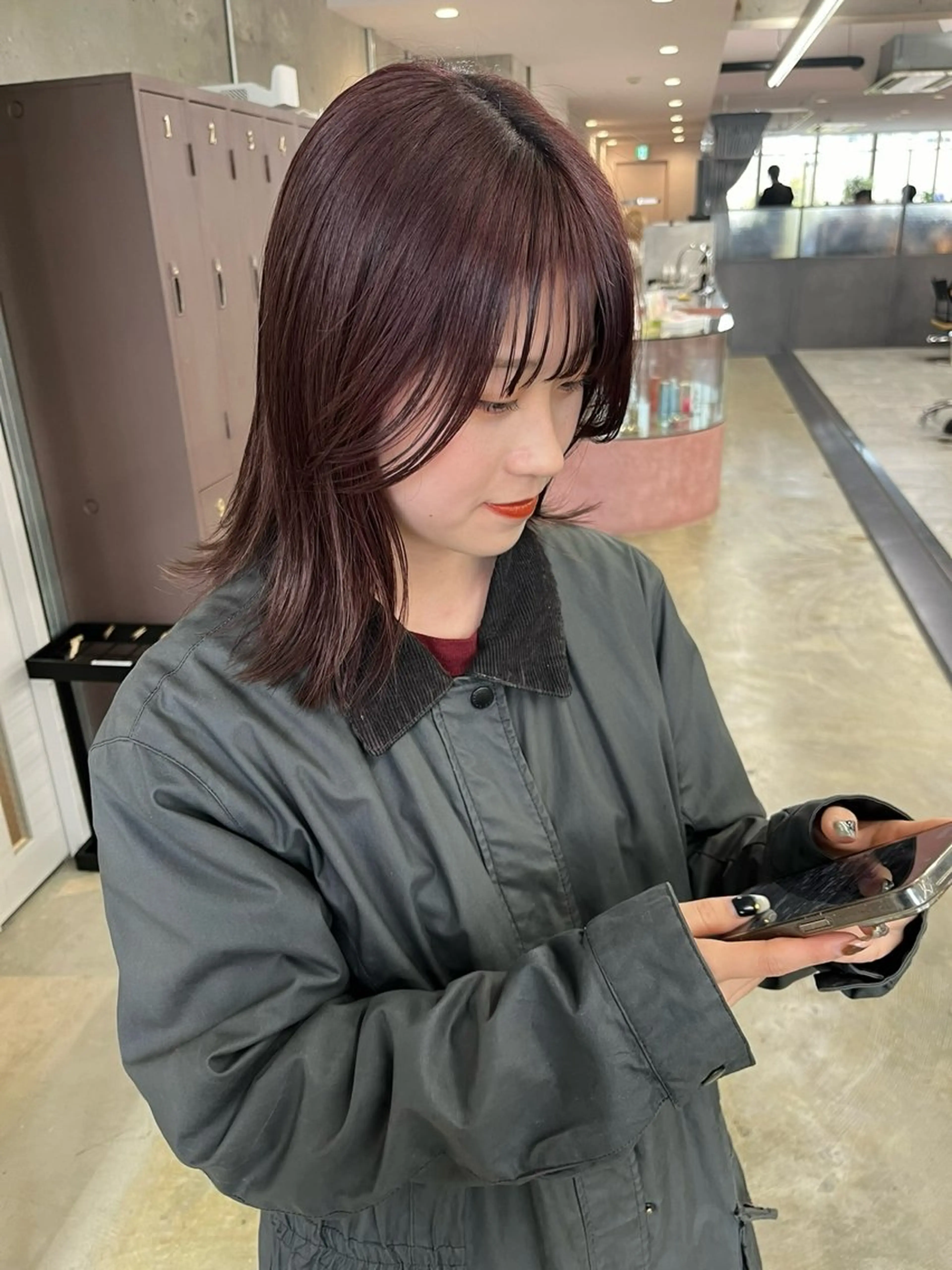 ショート カラー ナガノリノ /ボブ/ ベージュ/暖色のヘアスタイル