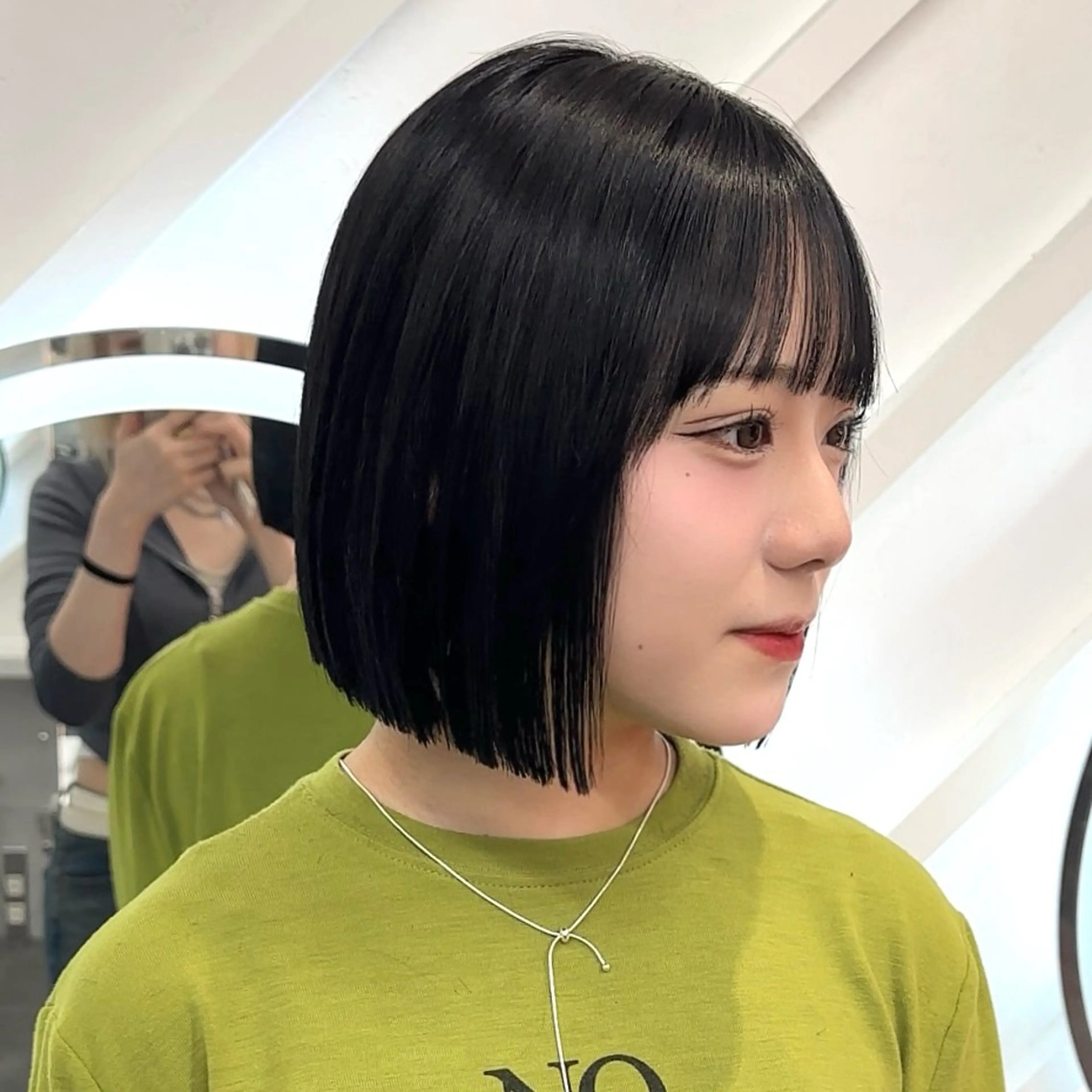 ショート カラー カット ヘアカラー トリートメント 原宿/韓国レイヤー/ ボブ髪質改善/優希のヘアスタイル